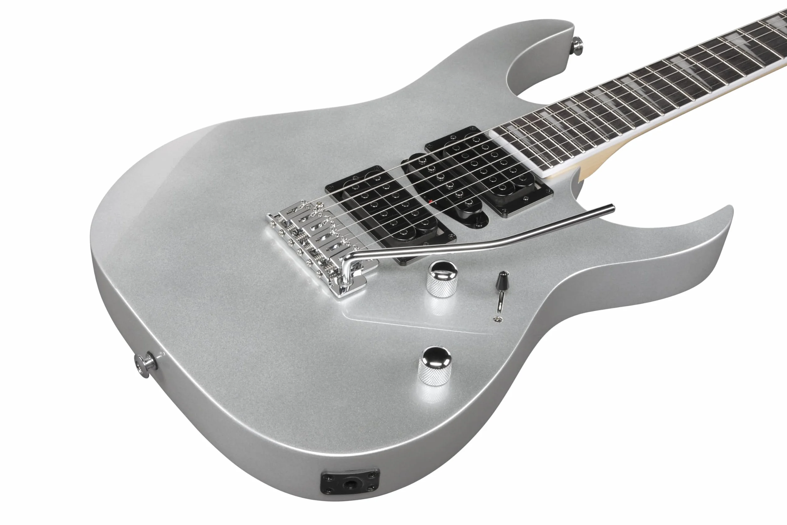 Ibanez GRG - 170DX - SV - Guitarra eléctrica de 6 cuerdas, diestros, color plateado, sin funda