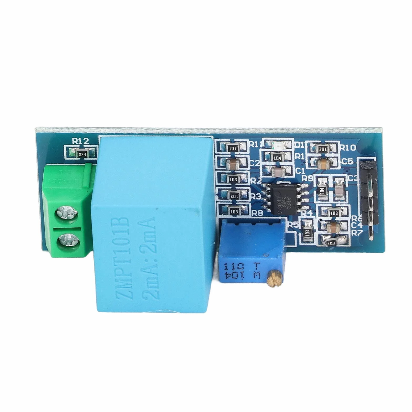 Módulo De Transformador De Voltaje Placa De Sensor De Voltaje De Salida De CA Monofásica Activa ZMPT101B