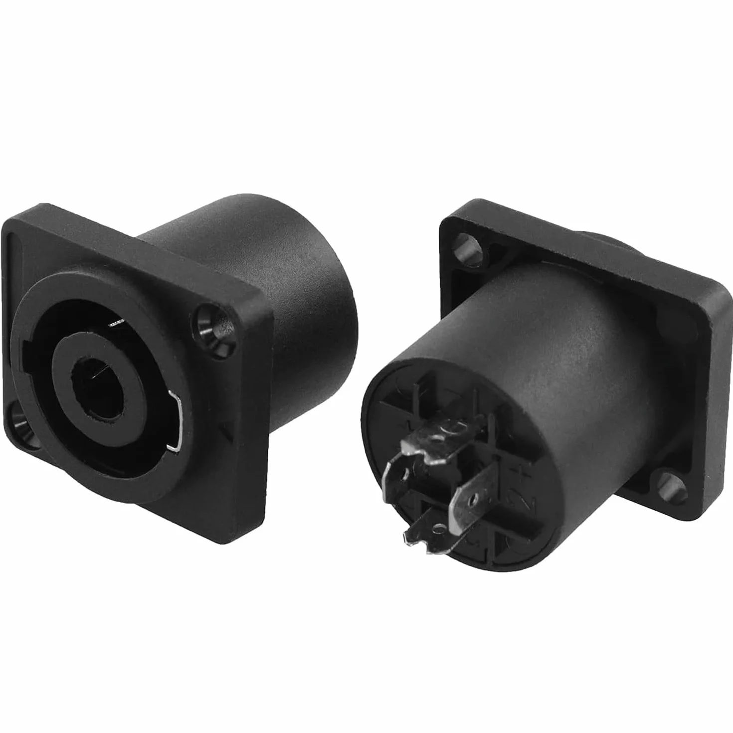 Conector de enchufe montaje en panel altavoz 4 polos Greluma para NL4MP,NL4MPR,NL4FC,NL4FX,NLT4X