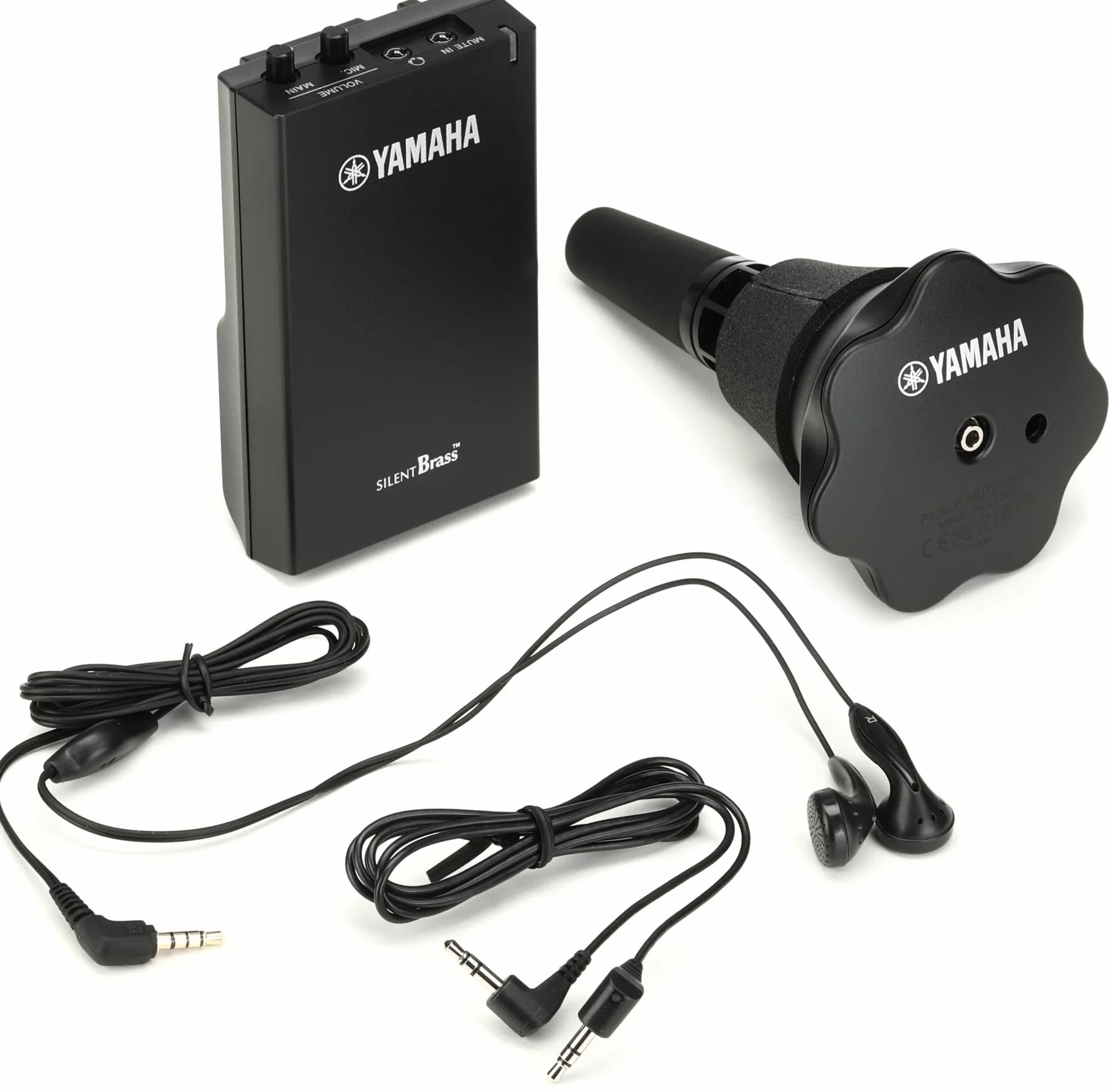 Yamaha Sistema de latón silencioso para trompeta, silenciador de recogida y estudio personal incluido (SB7J)