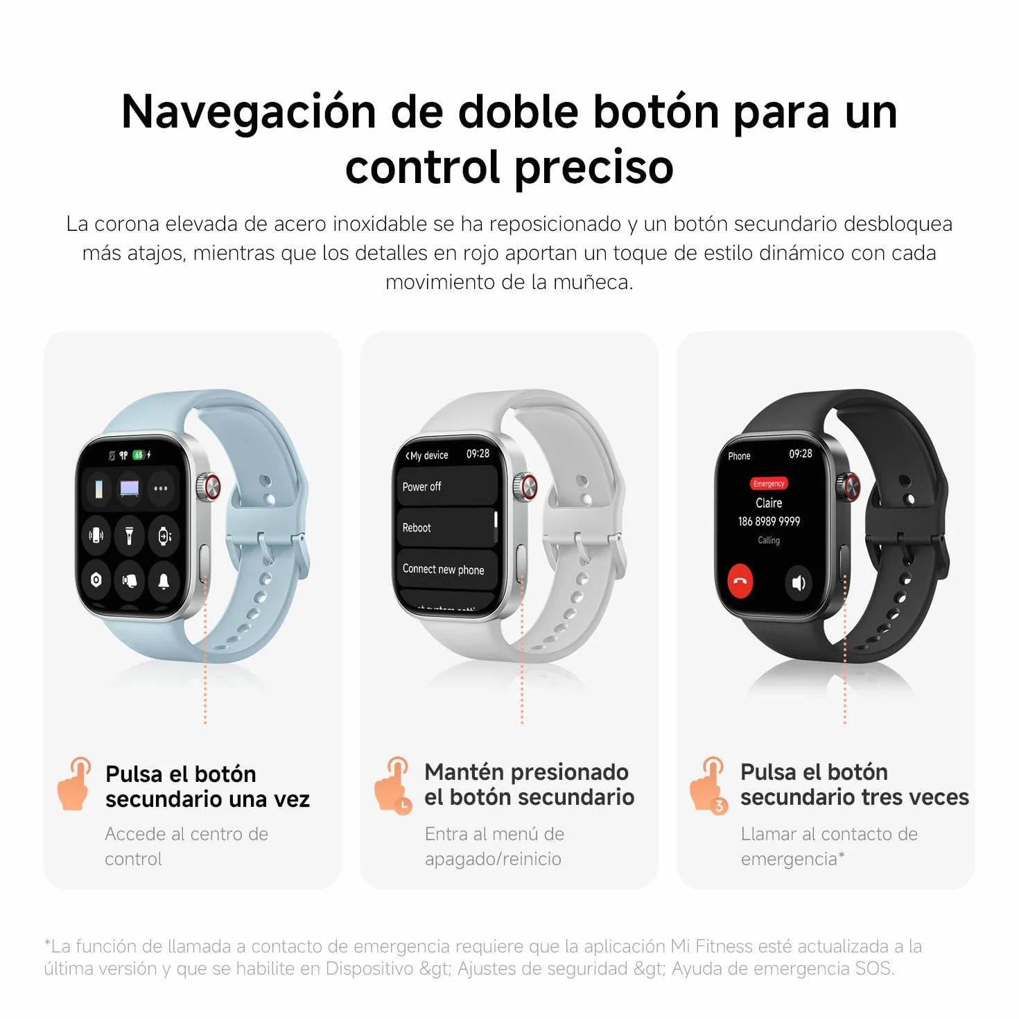 XIAOMI Redmi Watch 6, Reloj Inteligente Mujer y Hombre, Pantalla AMOLED 2.07'', Monitoreo cardíaco, sueño y estrés, 150+ Modos Deportivos, 24 Días de Batería, 5ATM, GPS, iOS & Android, Negro