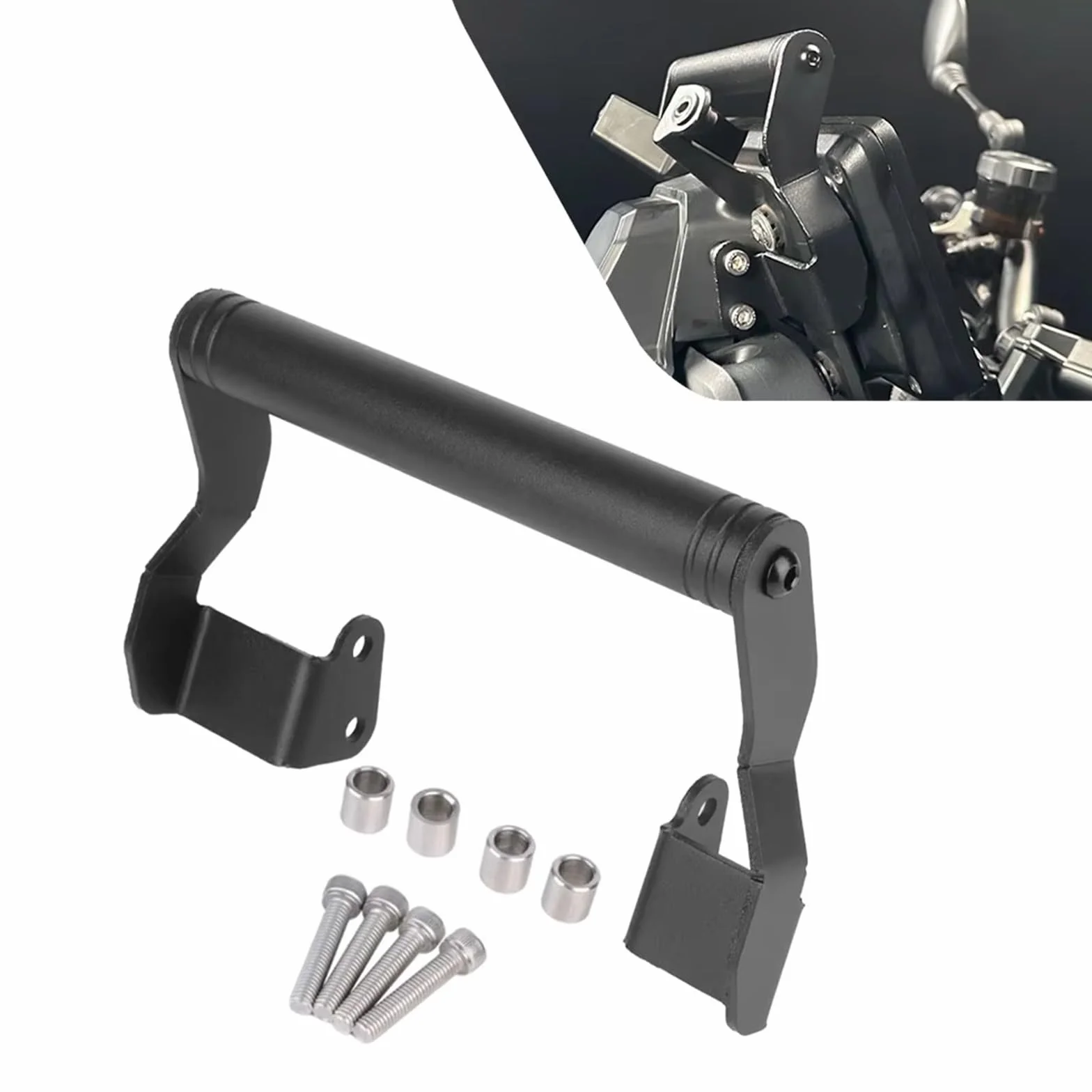 Soporte Navegación Barra De Extensión De 22 Mm para QJMOTOR SRT600 QJ Moto 600 SRT 600 Xiao 600 2024 Y 2025 Soporte para Teléfono Móvil con Navegación GPS.