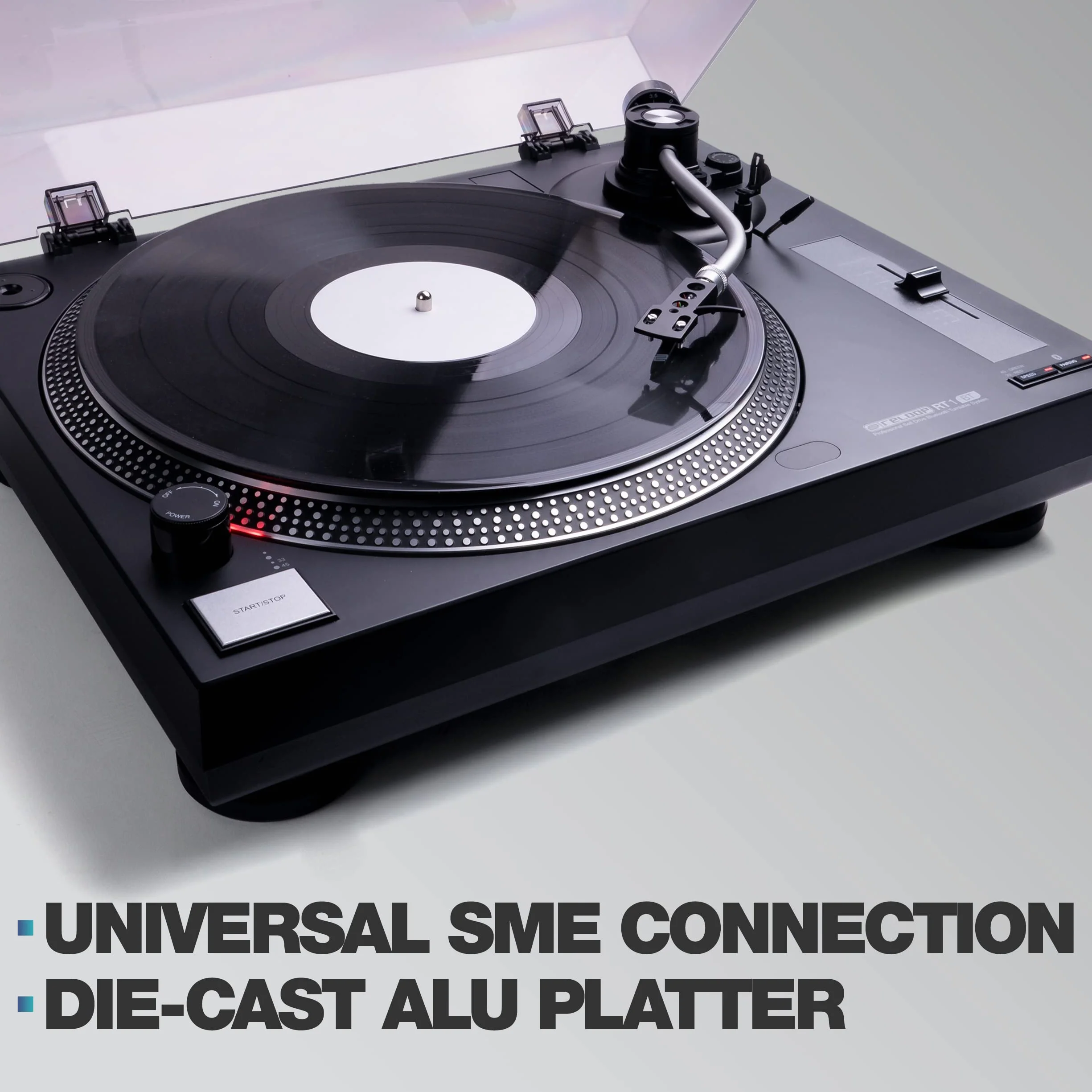 Reloop RT-1 BT & Reloop DSM-3 BT Speaker Bundle: Turntable + Speaker DJ and HiFi Pleasure Combined with Smart Connectivity