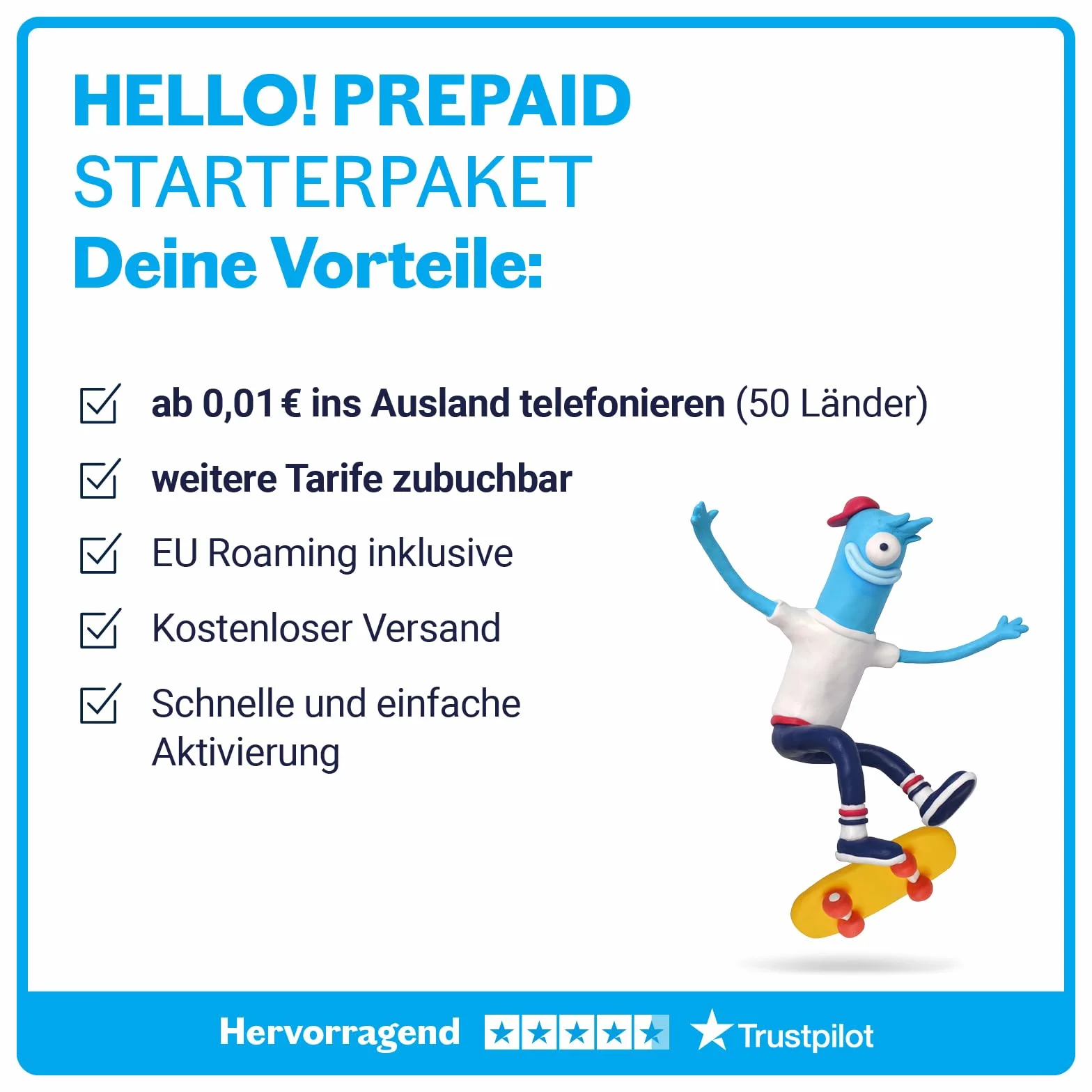 Lebara Tarjeta SIM prepaga 10 € crédito inicial sin contrato