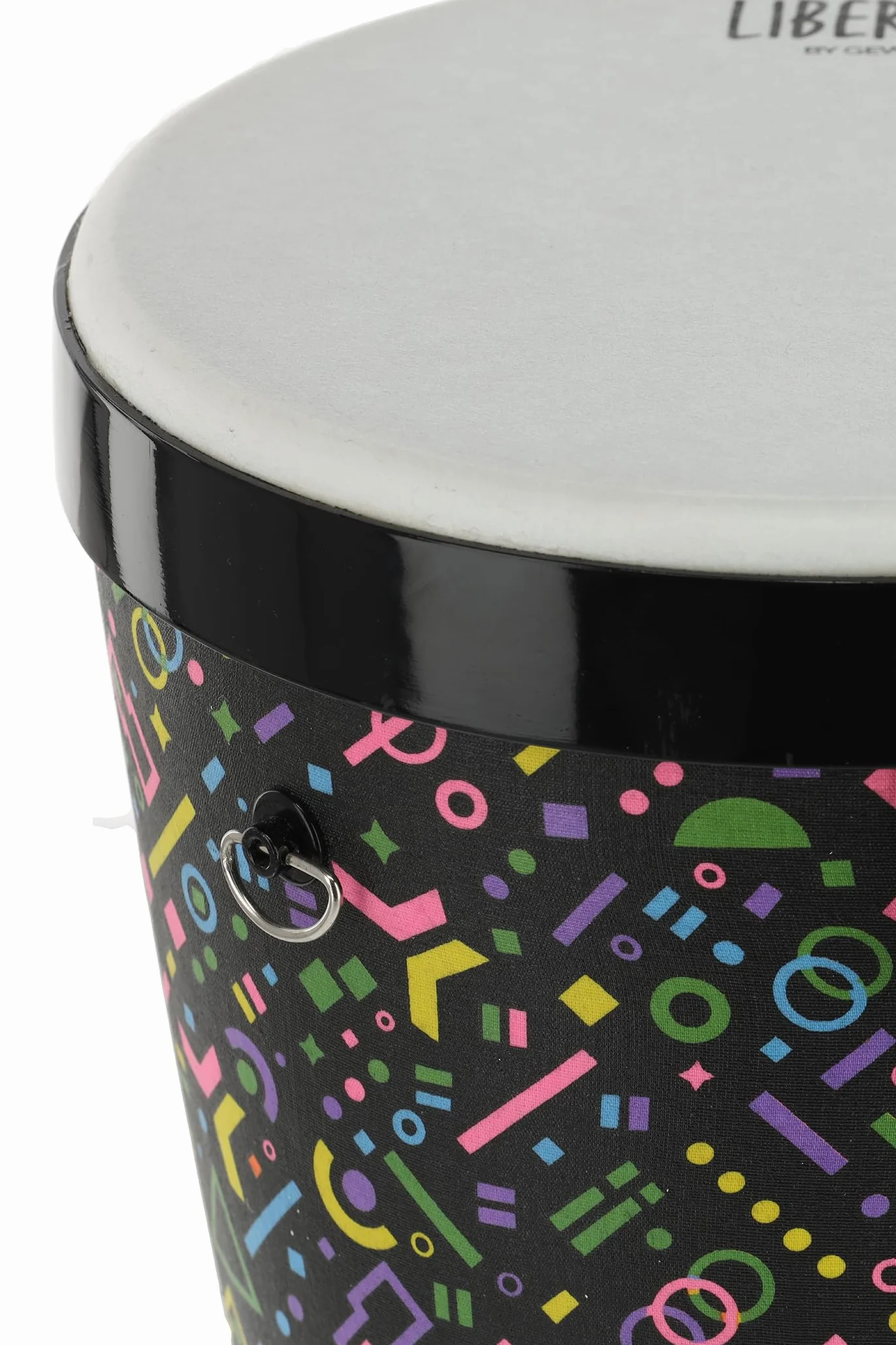 GEWA Liberty Timbau Stackable Drums - Diámetro: 12" (30,5 cm) - Altura: 23,5" (60 cm) - Patrón: Crazy Neon
