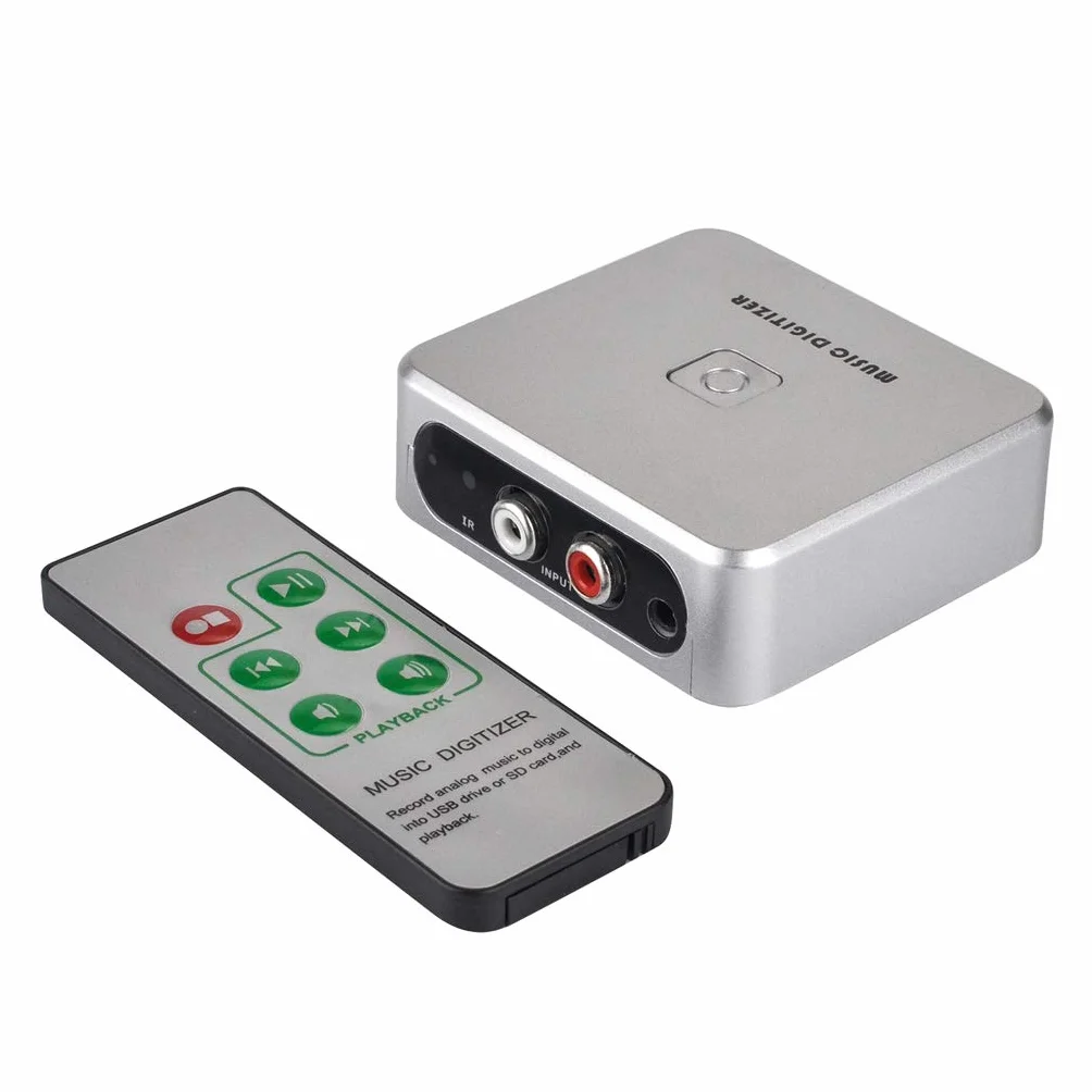non-brand Music Digitizer 3.5mm RCA Audio Captura Adaptador Grabadora MP3 USB Flash Drive