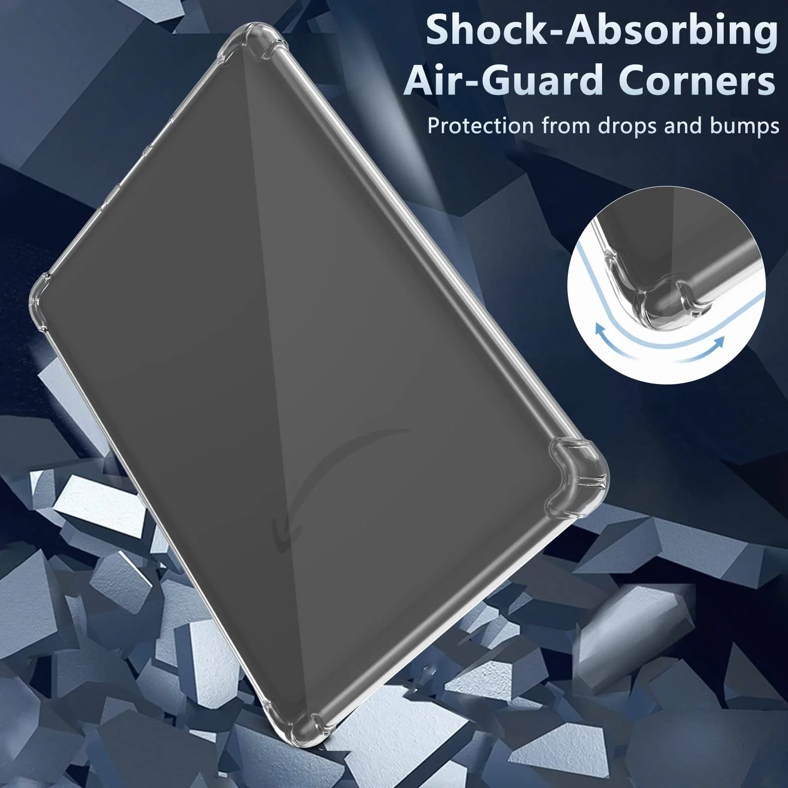 Funda para Kindle Paperwhite 12ª generación 2024 7" y Kindle Colorsoft Signature Edition, TPU transparente