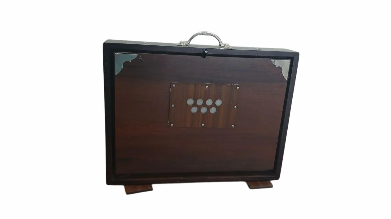 Special Large 39 Keys Shruti Box,(17"X14"X3") Special 3 Set Reeds, Key-C To C-First-Second-Third Octaves, Pure Sanmica Tuned (432Hz ON REQUESTED) and 440Hz