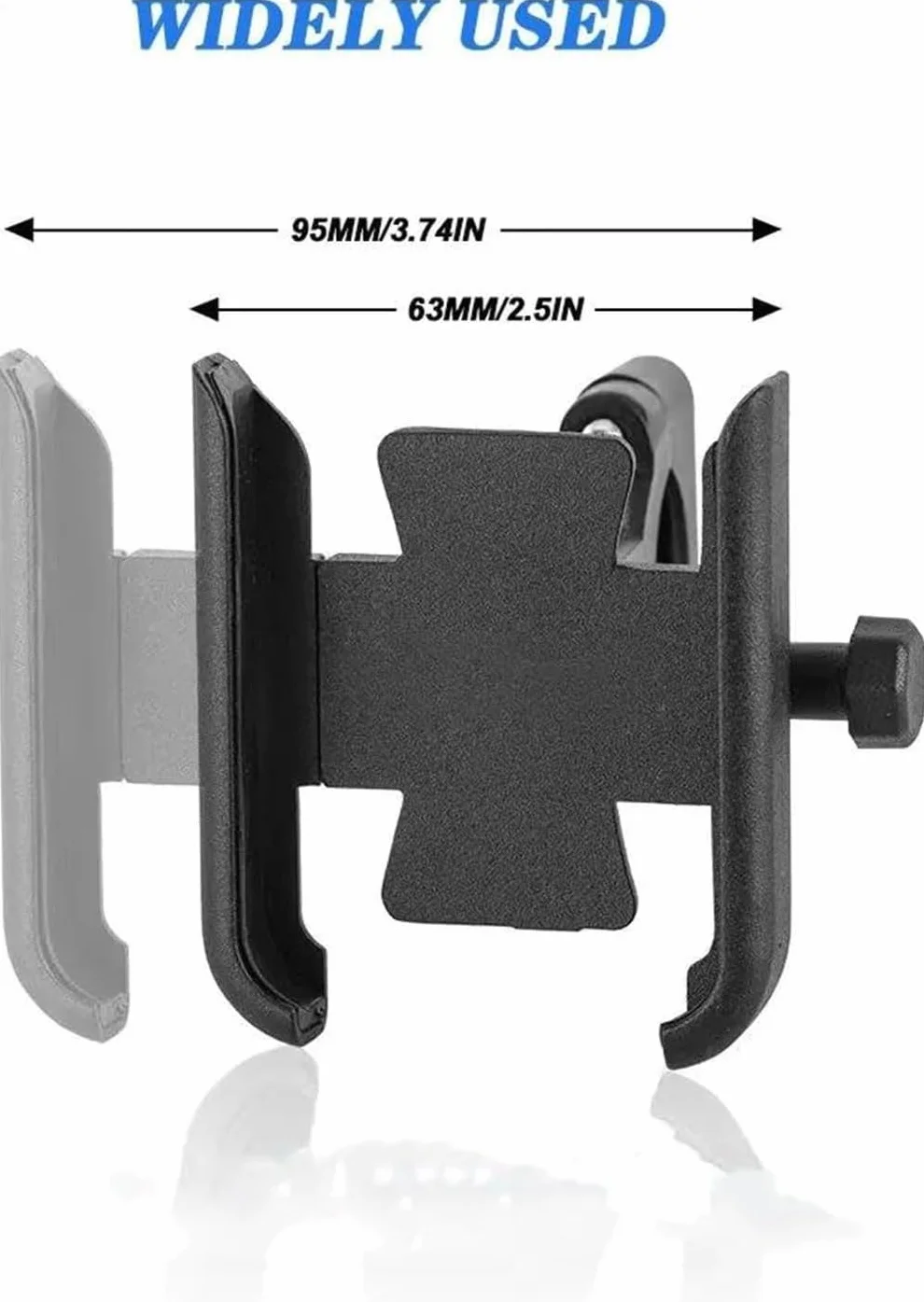 Soporte para Teléfono Móvil para Motocicleta Yamaha Xmax 125/250/300/400 Negro