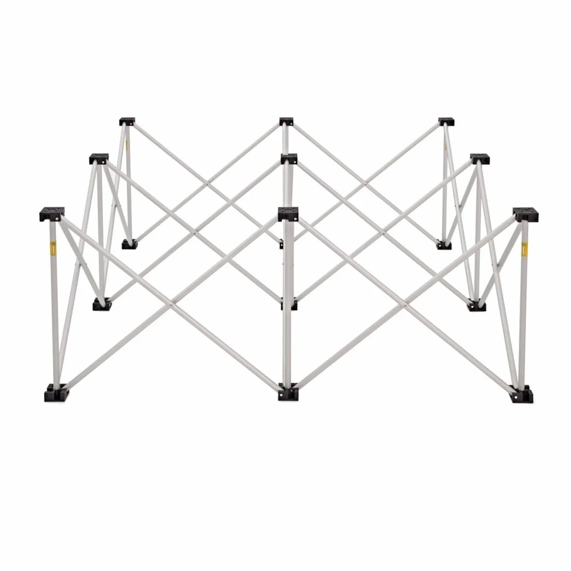 Gear4music Tarima Escenario Portátil Patas Elevadoras 1m x 1m Aluminio 40cm