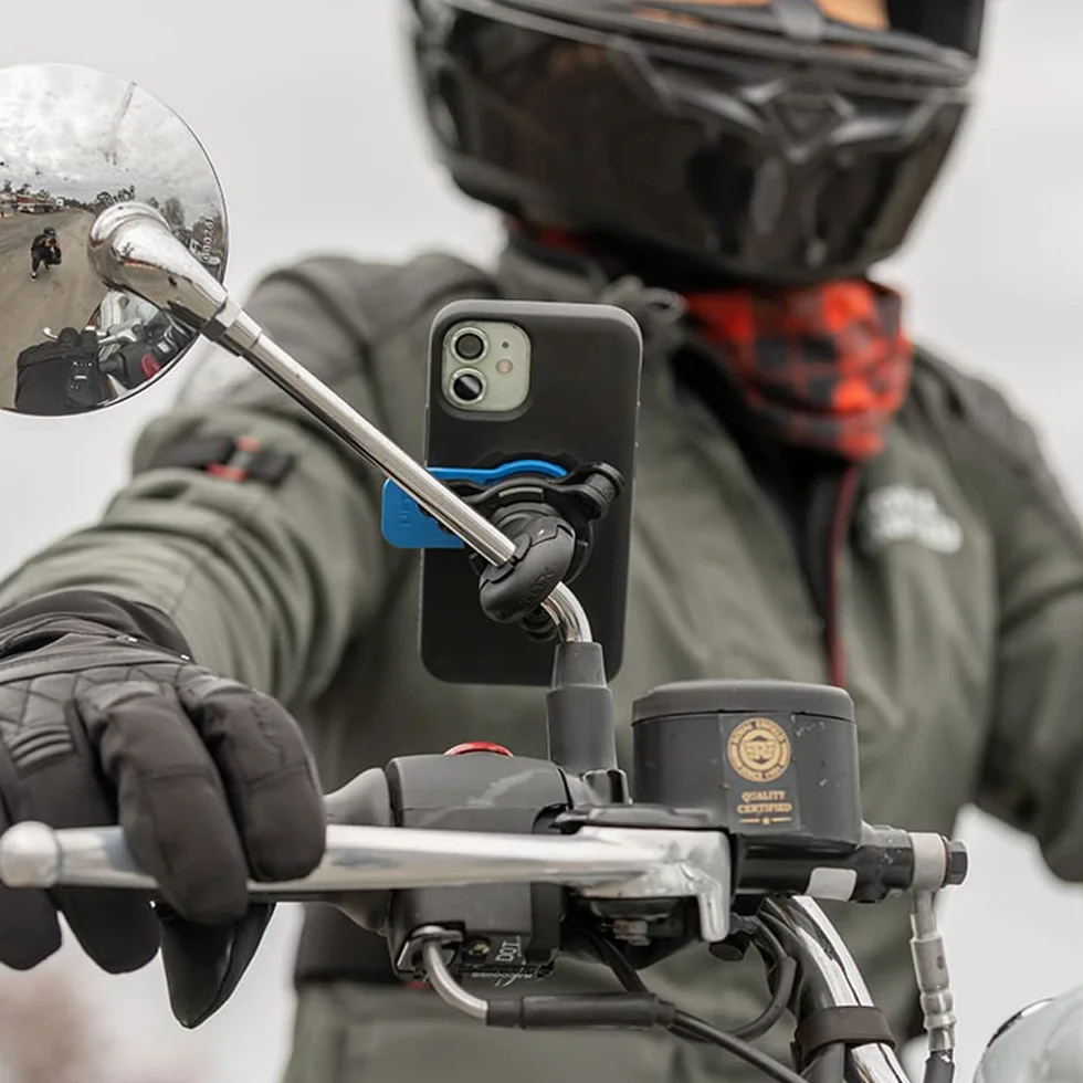 Quad Lock Soporte para Espejo de Moto o Scooter