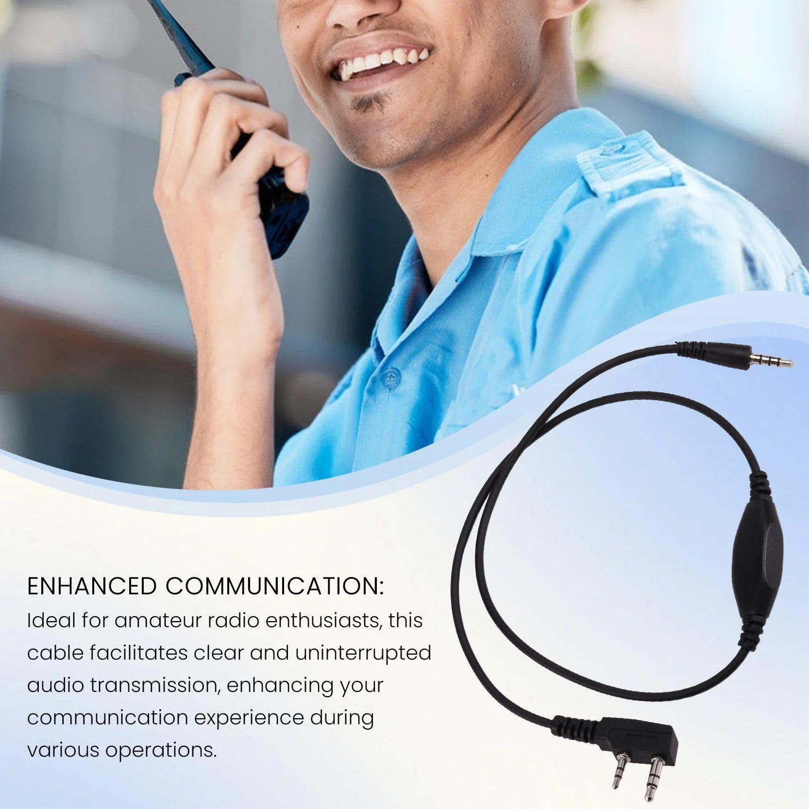 Cable de Interfaz de Audio APRS A K1 para Walkie Talkie APRSpro APRSDroid