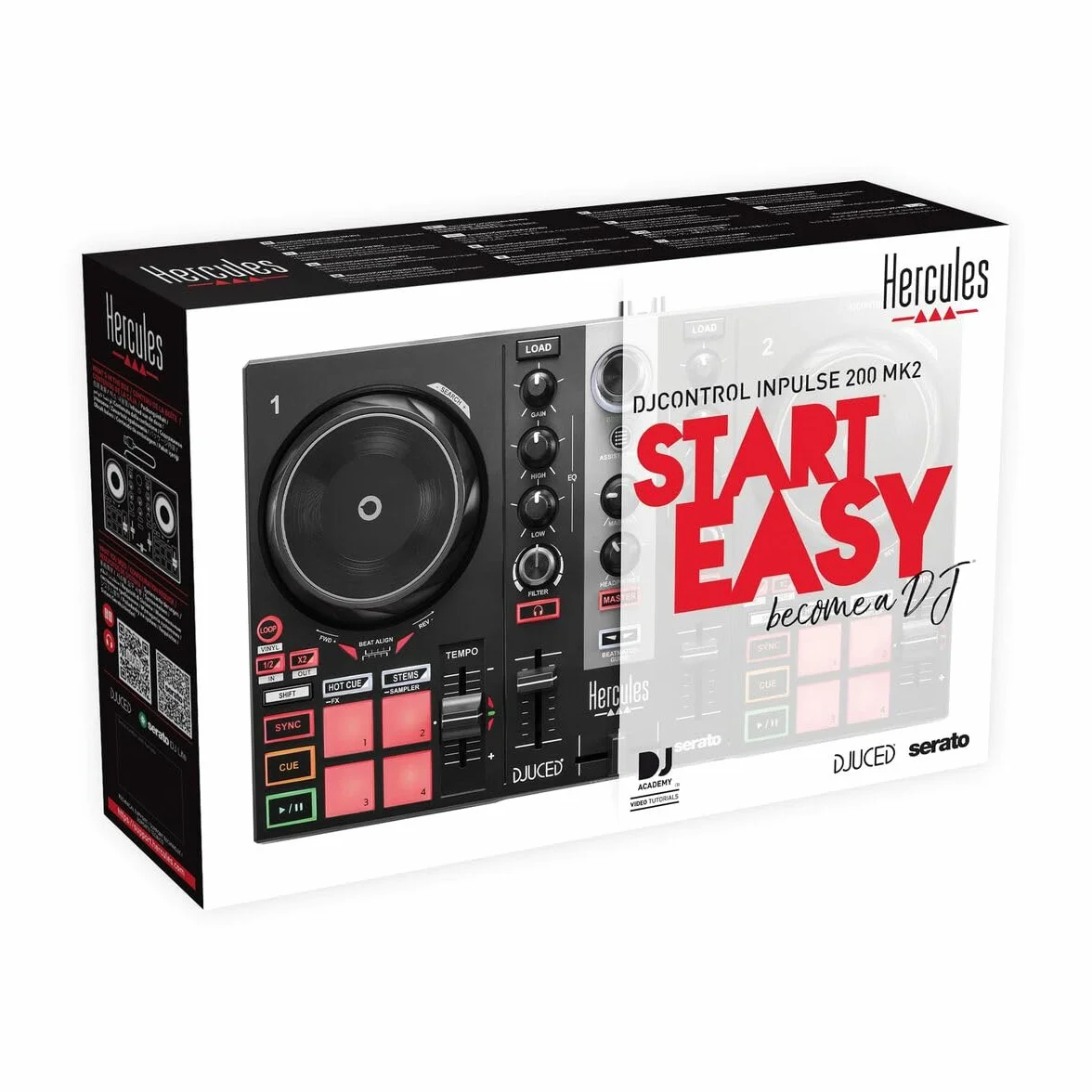Hercules DJControl Inpulse 200 MK2 - Controlador DJ