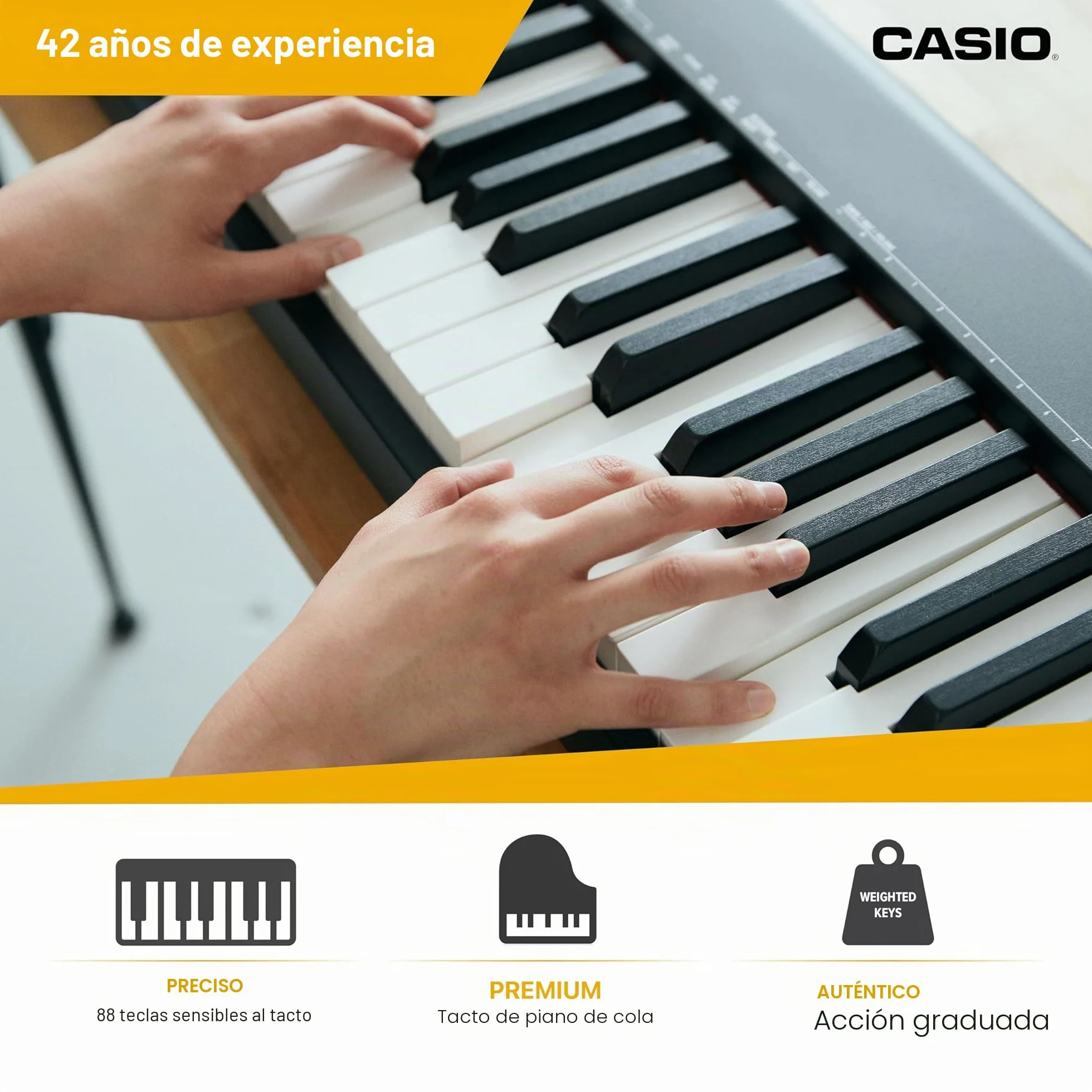 Casio CDP-S110 Piano Digital con teclado contrapesado