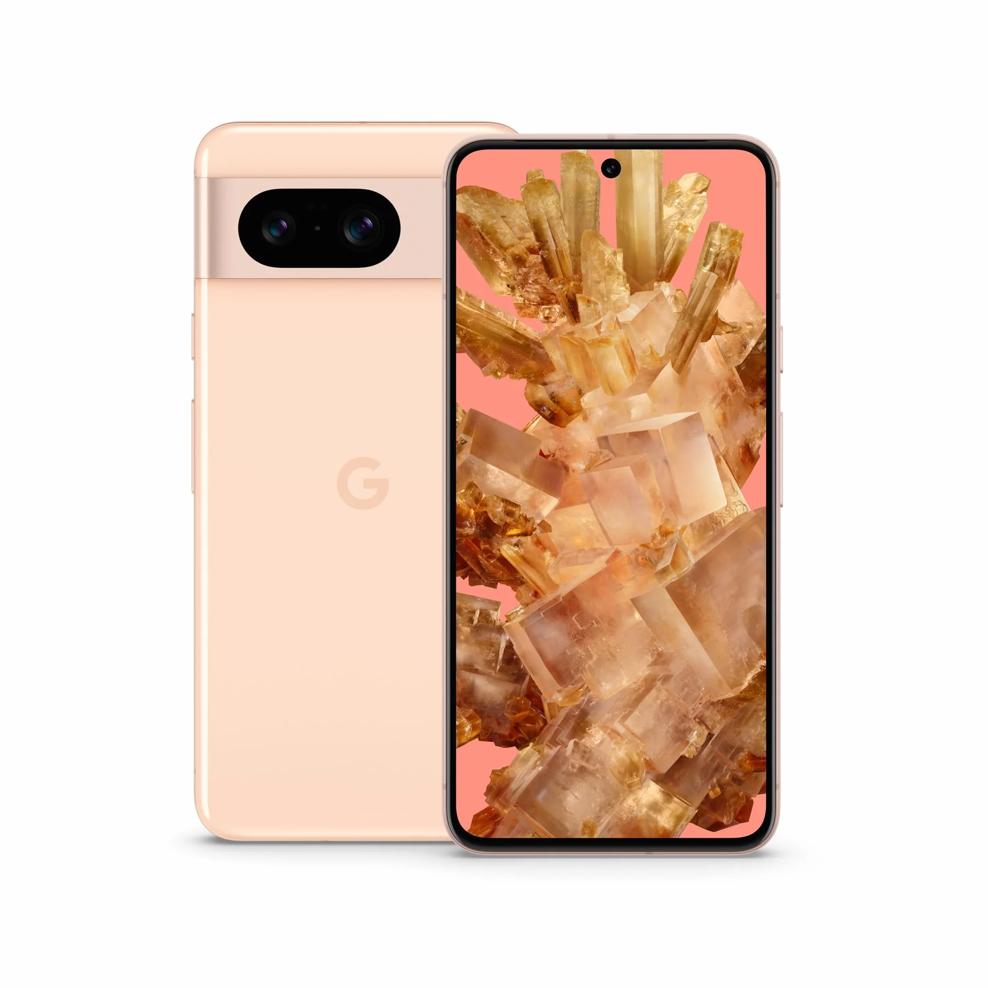 Google Pixel 8 - SIM-freies Android-Smartphone mit leistungsstarker Pixelkamera, 24 Stunden Akkulaufzeit und leistungsstarken Sicherheitsfunktionen - Rose, 128 GB (Refurbished)