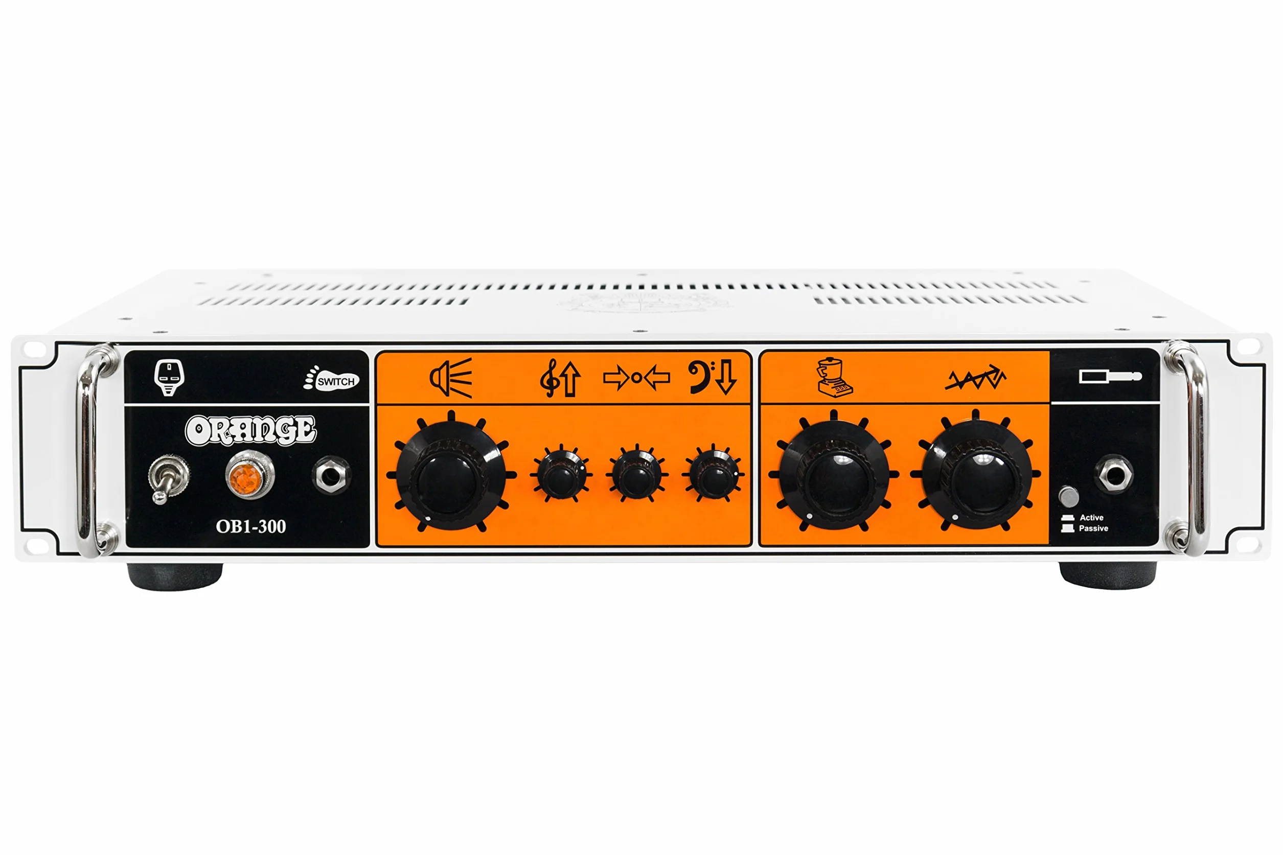 Cabezal para bajo. 300w. Clase A/B todo analógico. Color blanco