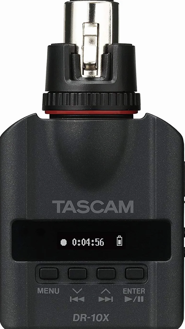 Tascam DR-10 X Plug-on grabadora digital PCM lineal para XLR micrófonos
