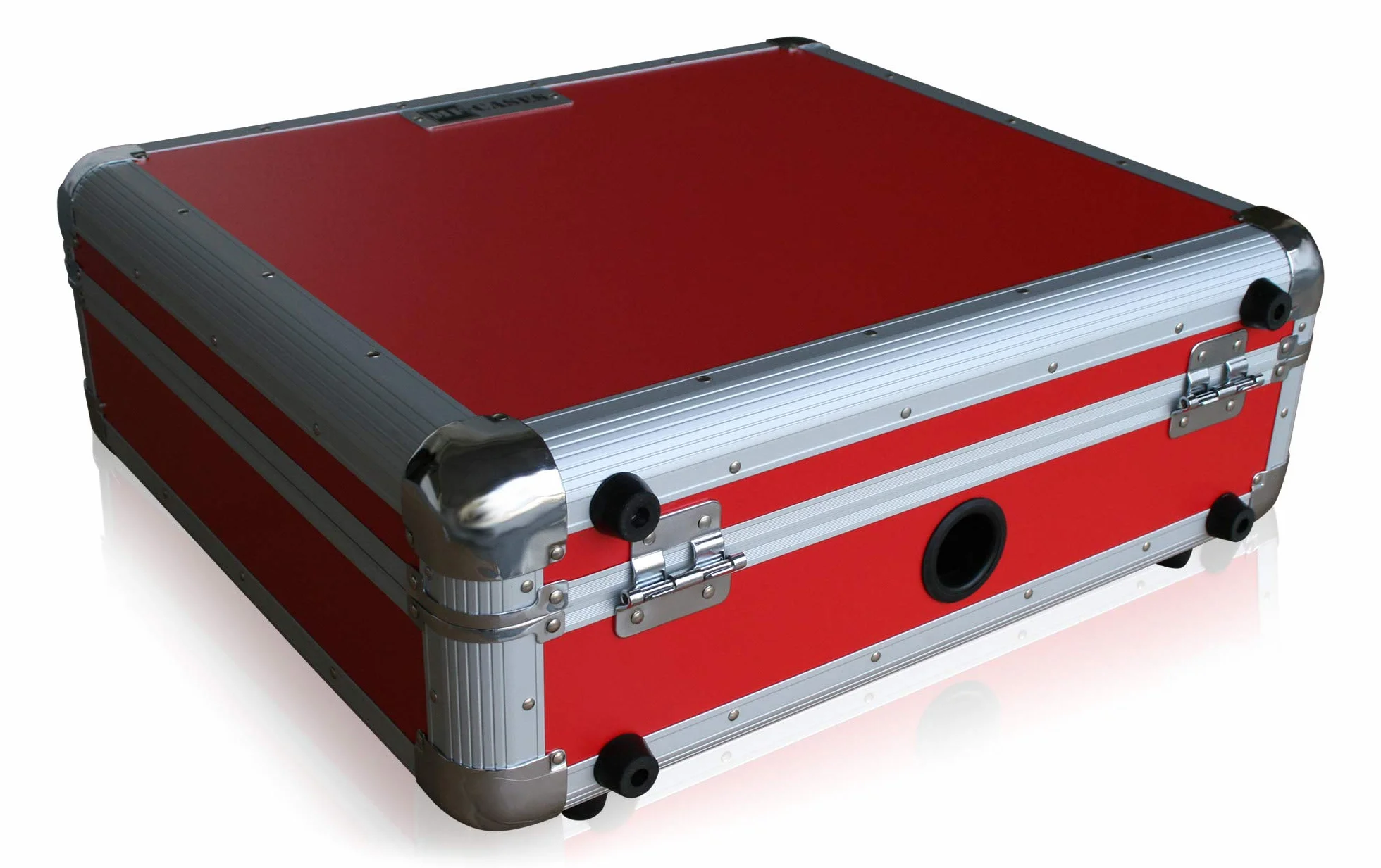 Maletín de tocadiscos para Technics Turntable DJ, rojo