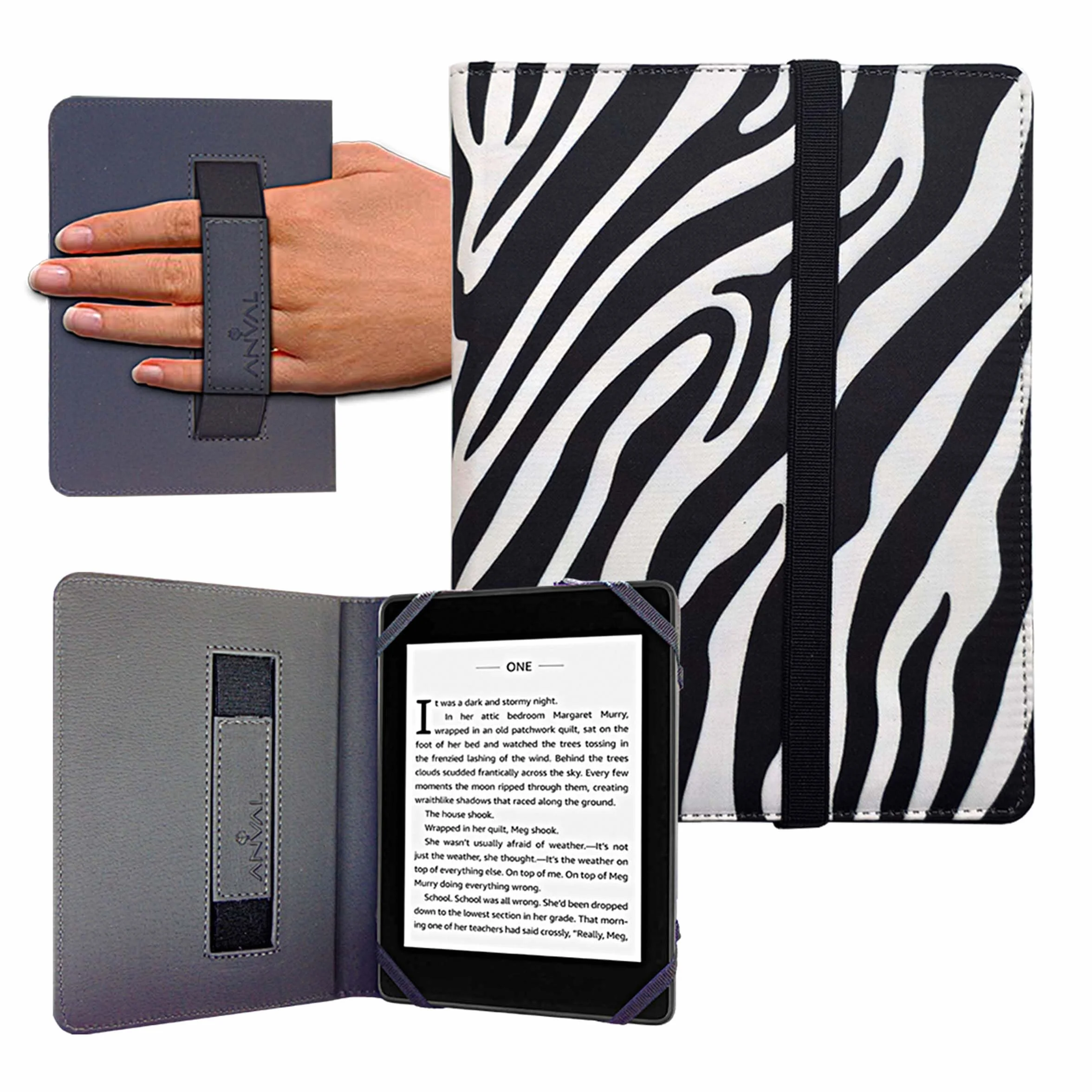 Funda para Libro electrónico eReader eBook de 6 Pulgadas - Kobo, Woxter, Tagus, BQ, Energy, SPC, Inves, Papyre, Wolder, Nolim - 6" Universal - elástico (197)