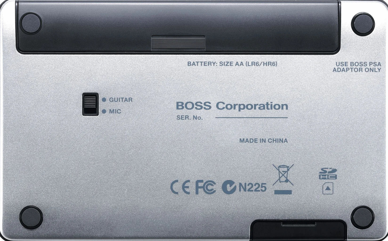 Grabadora Digital portátil Roland BR-80 — Micro estéreo Integrado y multiefectos