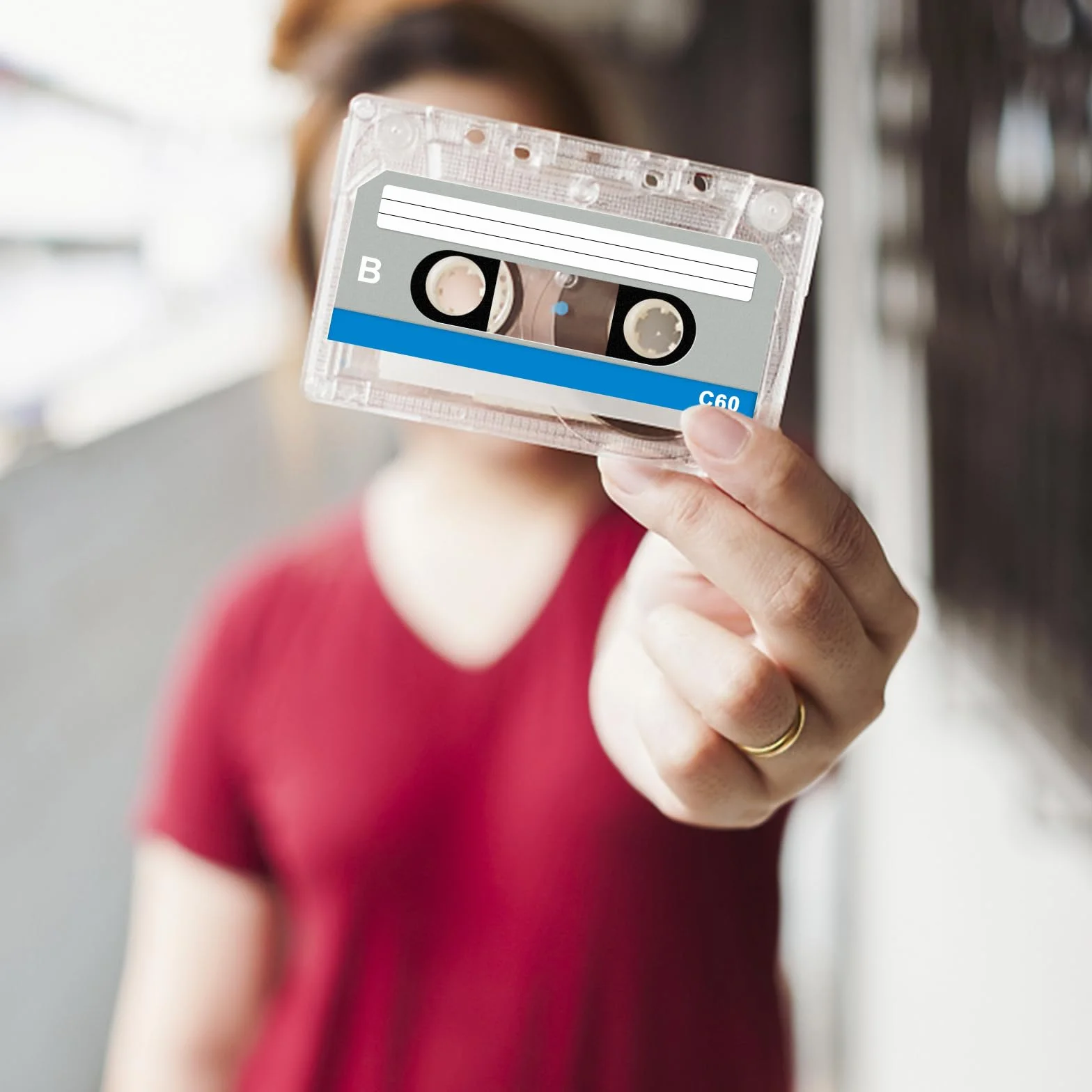 Cassettes de Audio Vacíos 60 min, 10 Unidades para Grabación y Conferencias