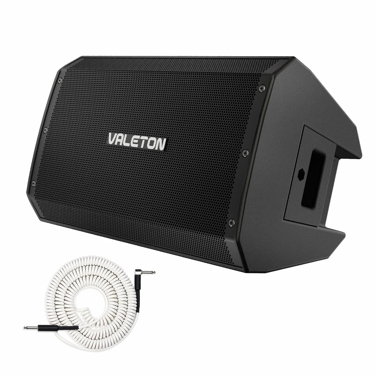 Valeton Altavoz activo FRFR de 10 pulgadas y 2 vías de 1300 vatios para modeladores de guitarra, bajo, multi FX y amplificador