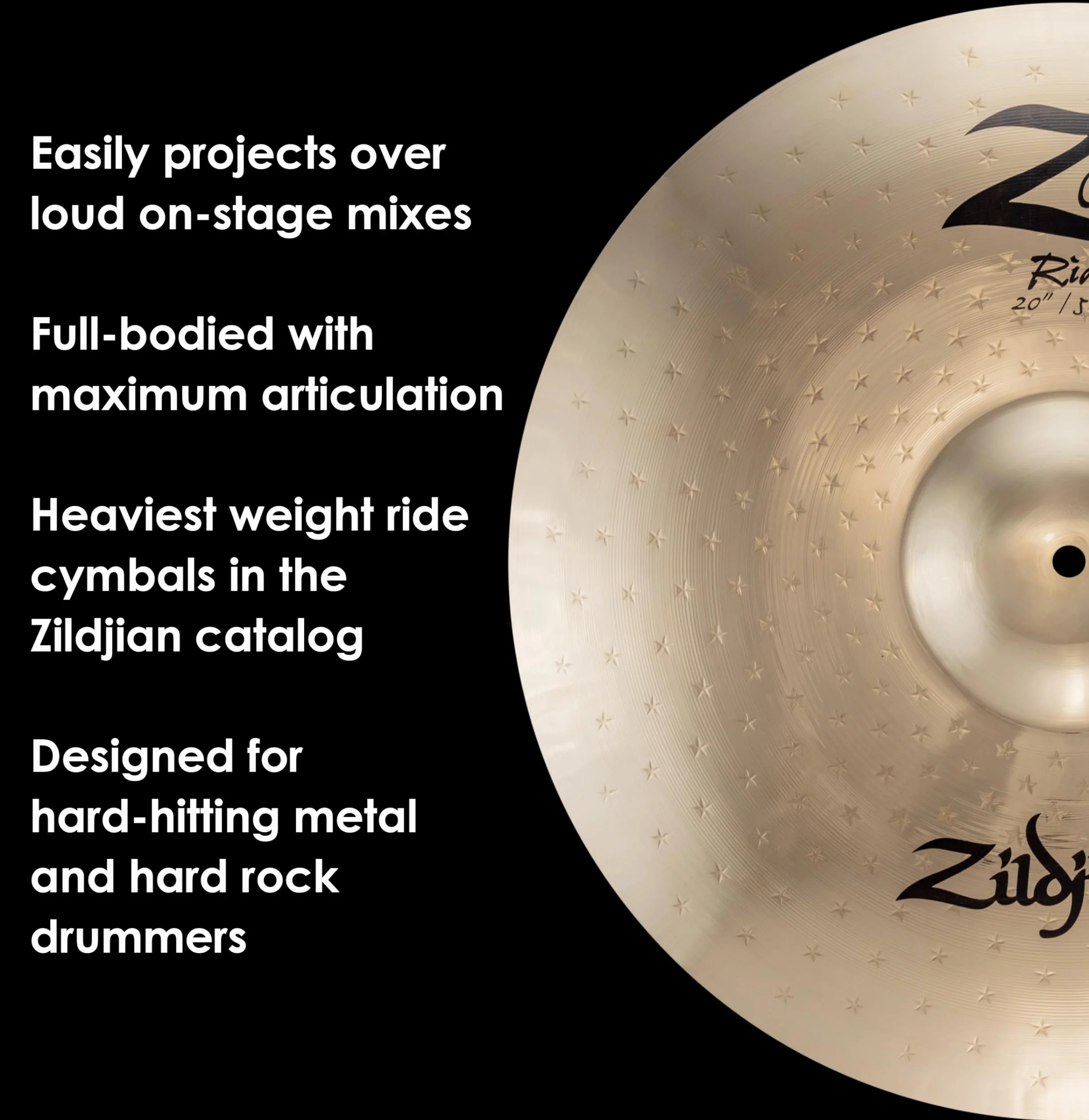 Zildjian Platillo Z Custom Ride de 50,8 cm - Z40120