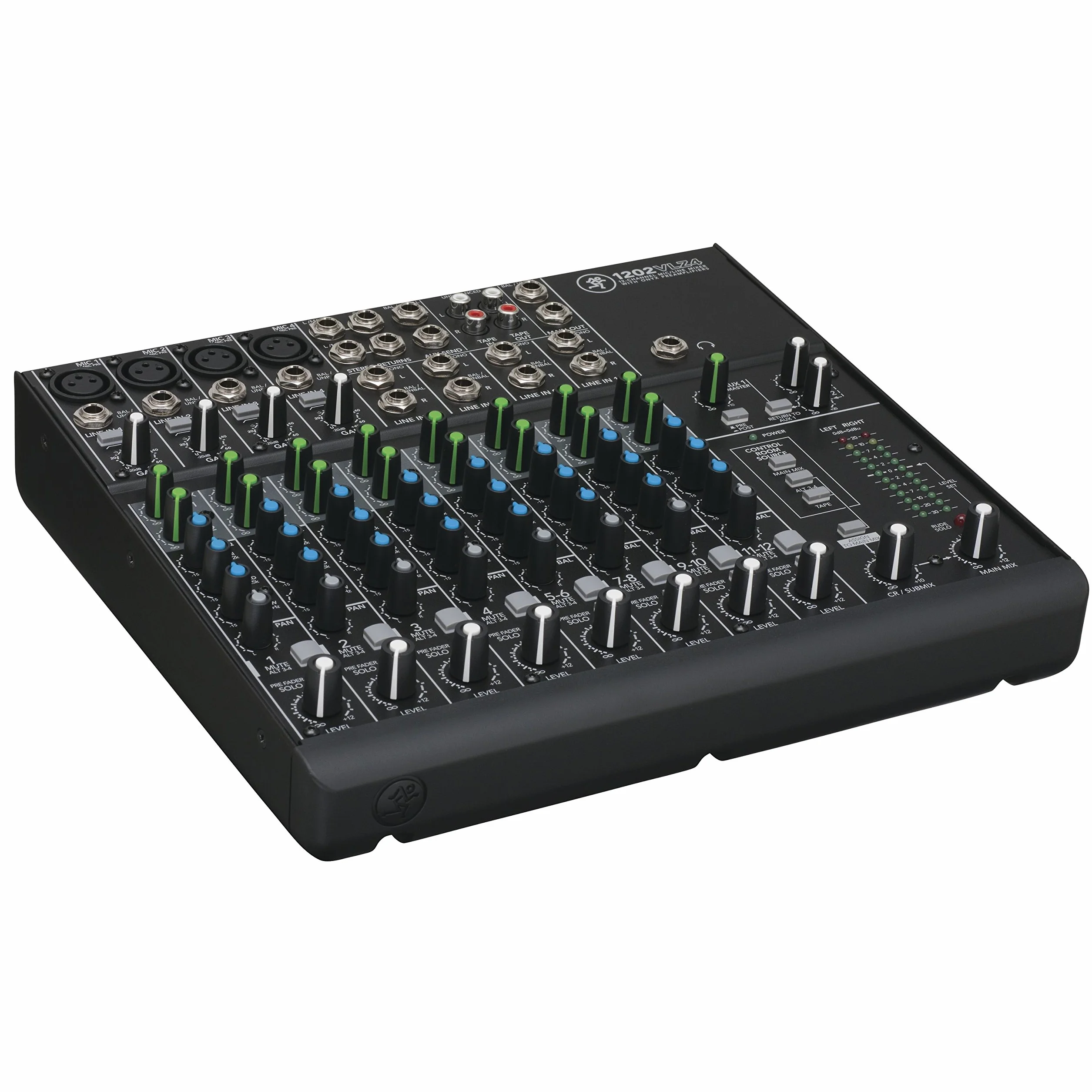 MACKIE 1202VLZ4 Mezclador Compacto Analógico de 12 Canales Con Legendarios Preamplificadores de Micrófono Onyx