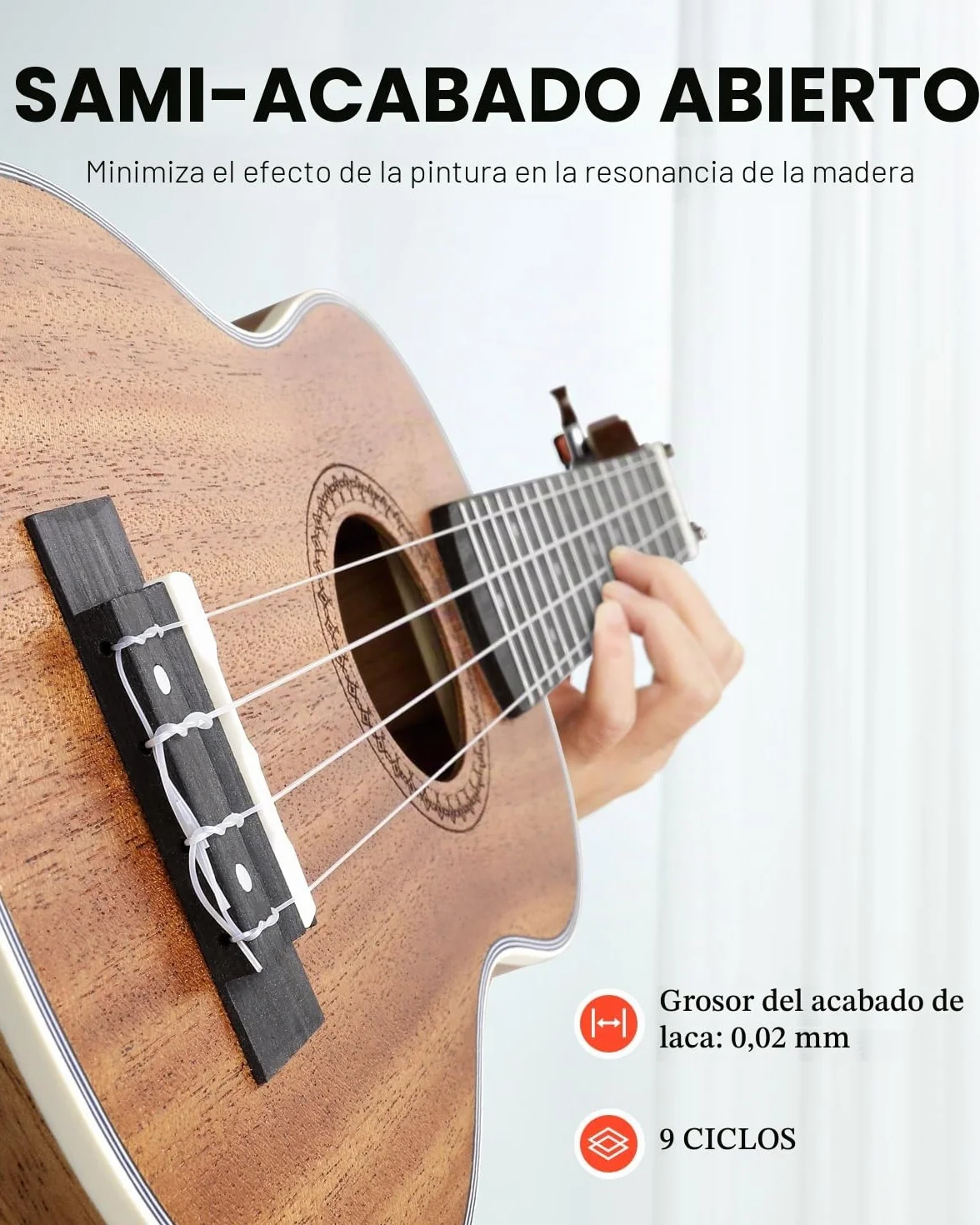 Donner Ukelele Concierto 23 Pulgadas para Adultos Niños Principiante Ukelele Madera Caoba Kit y Cuerda Nylon, Online Lección DUC-200