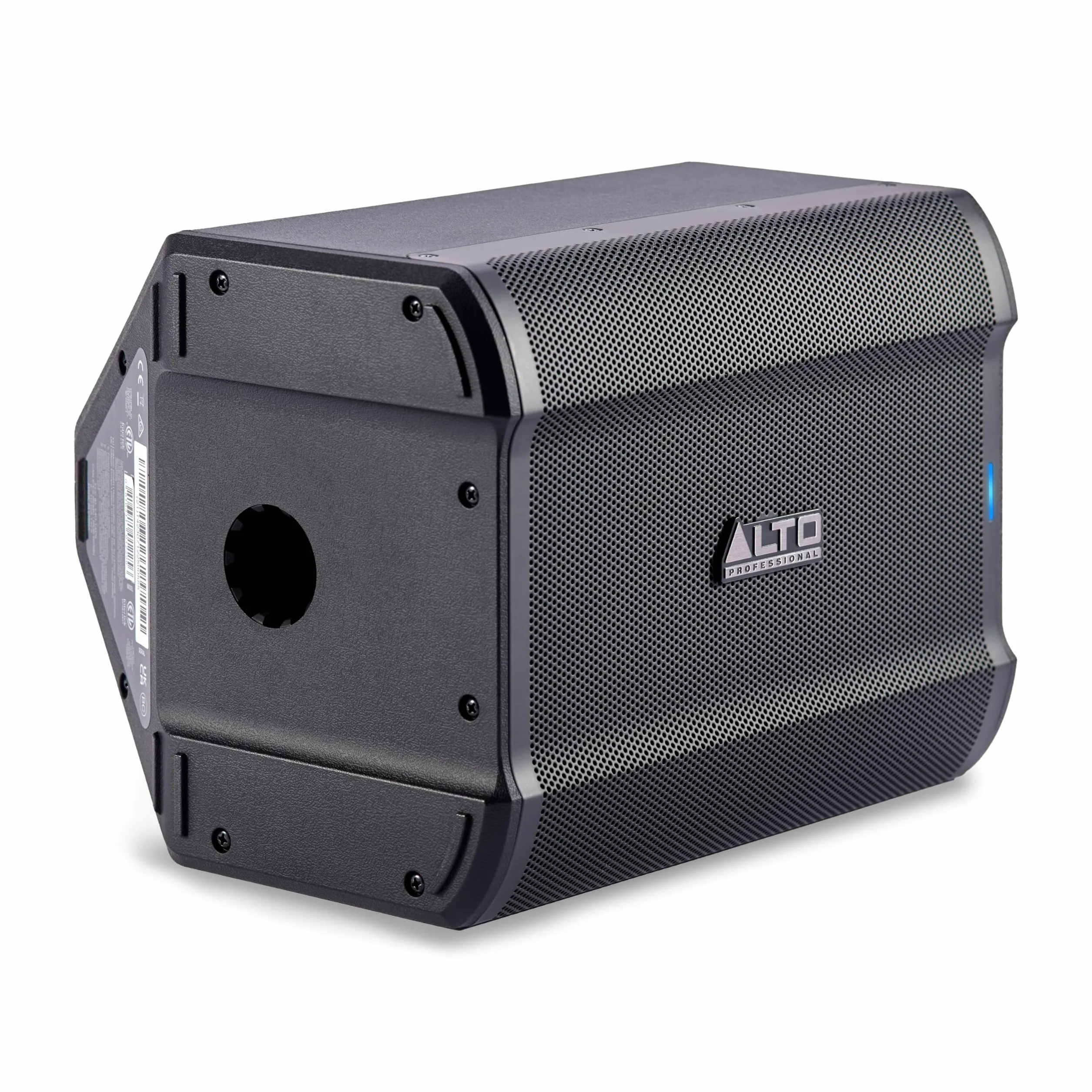 Alto Busker Altavoz Autoamplificado Portátil Grande de 200W con Bluetooth, Batería Recargable, Mesa de Mezclas 3 Canales, Alesis FX, App, Carga USB
