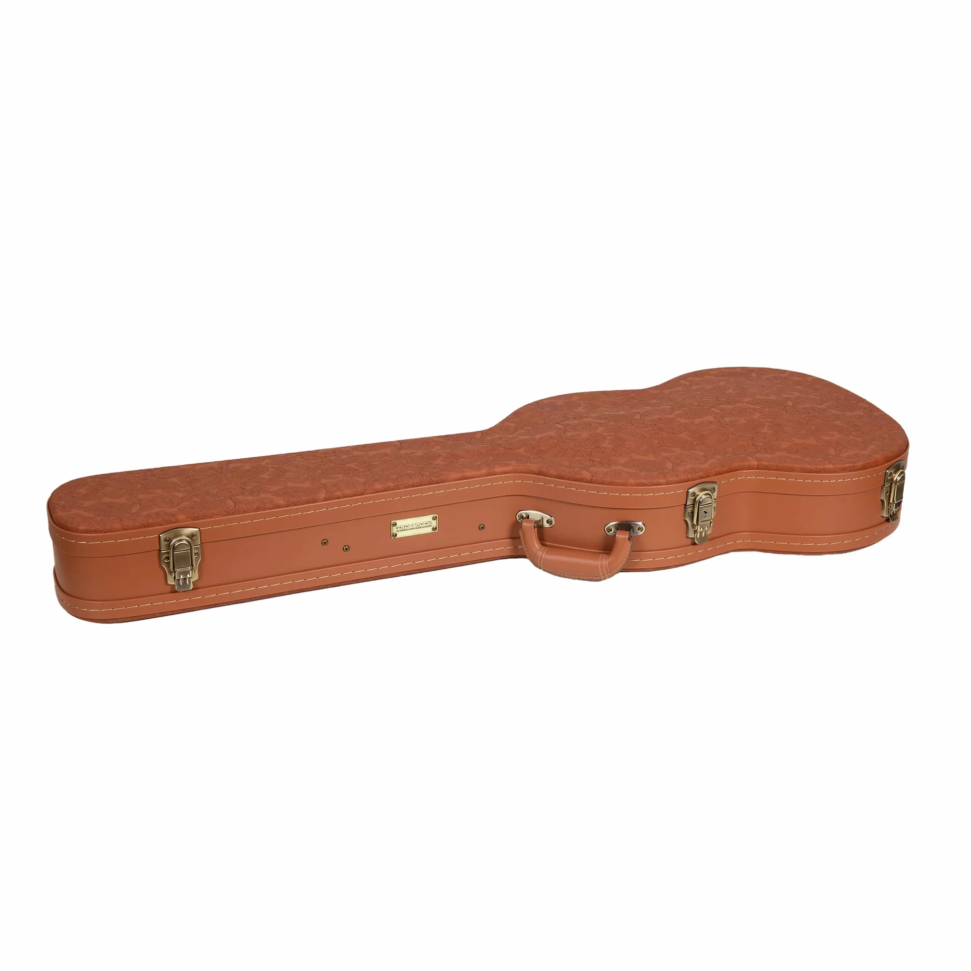 Crossrock Relief Series CRW630 - Caja eléctrica de Madera con Superficie Altamente Texturizada, Forro Polar de imitación de visón, Cierres de Acero Inoxidable
