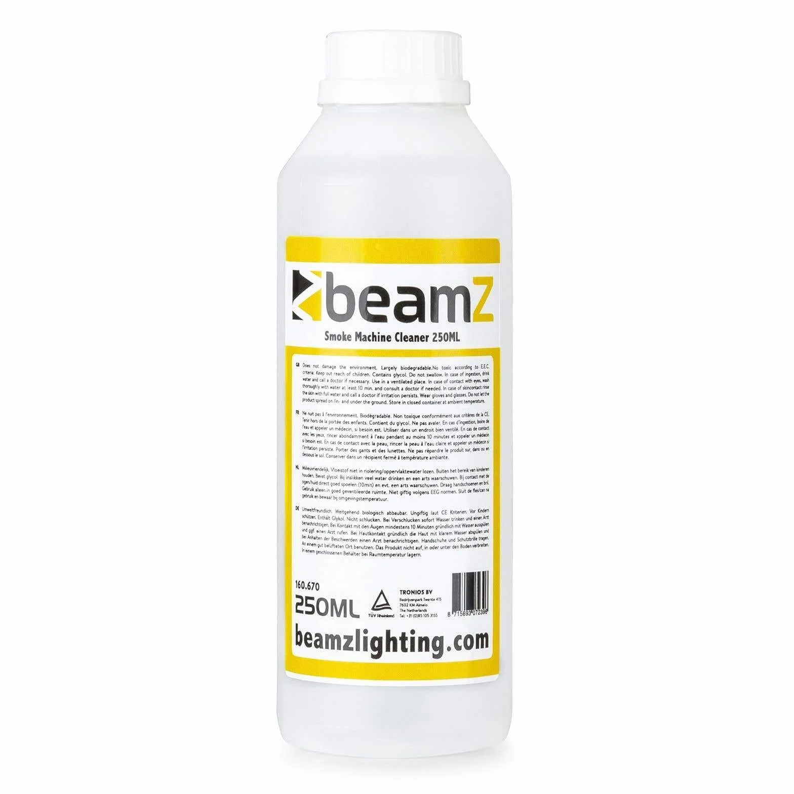 BeamZ S1200 MKII - Máquina de niebla 1200W con bolsa, máquina de humo para fiestas con líquido, intervalo, temporizador, DMX, depósito de 2,5 litros, niebla para fiestas disco para DJs, fiestas