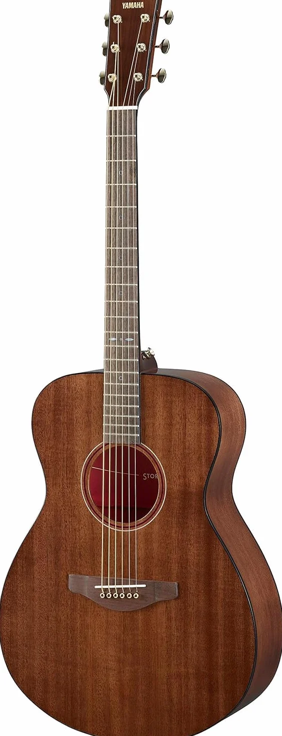 Yamaha STORIA III Guitarra Western electroacústica con un sonido envolvente para adultos, hecha de madera 4/4, color marrón chocolate