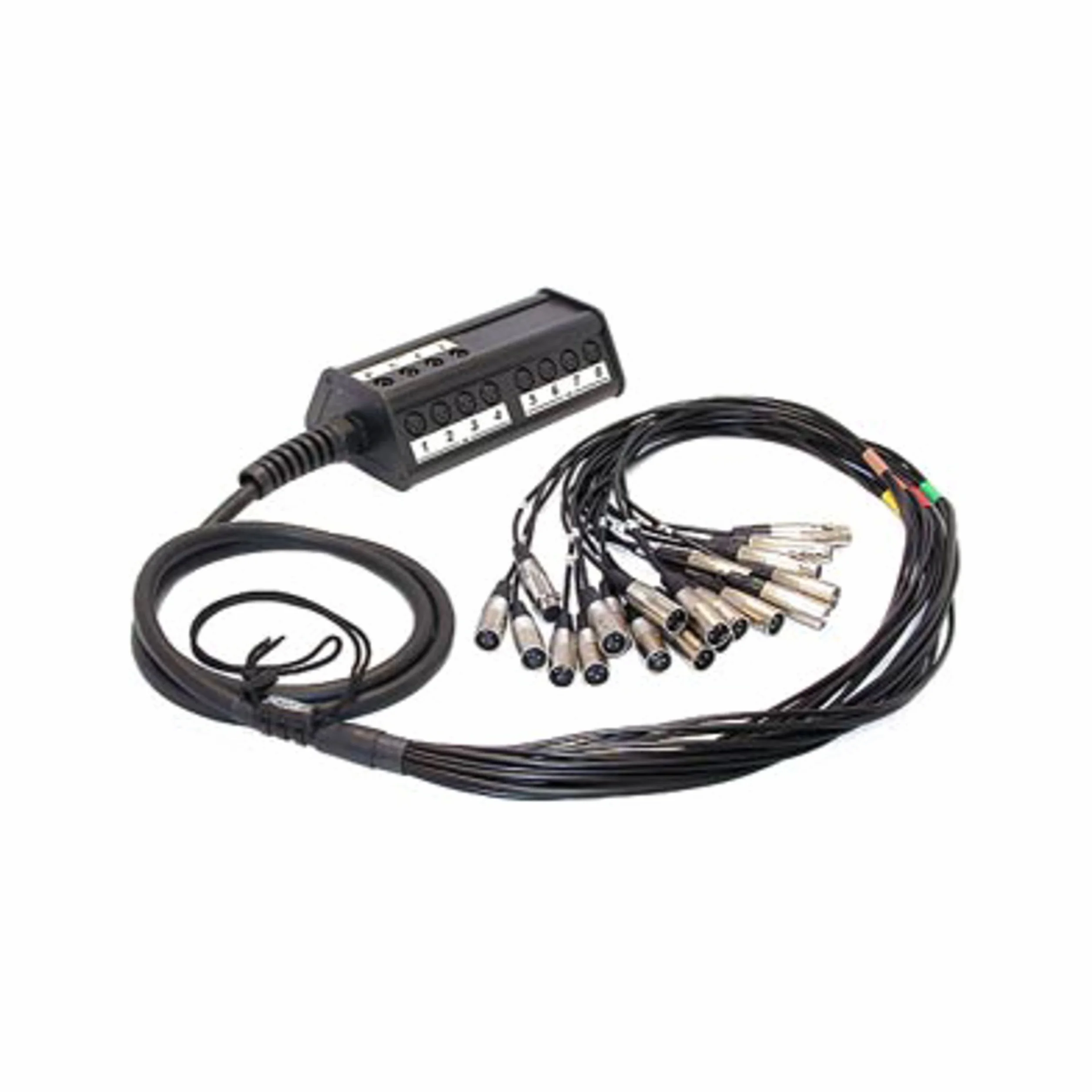 CORDIAL - Stage Box 8 entradas 4 salidas XLR Cable 15 m