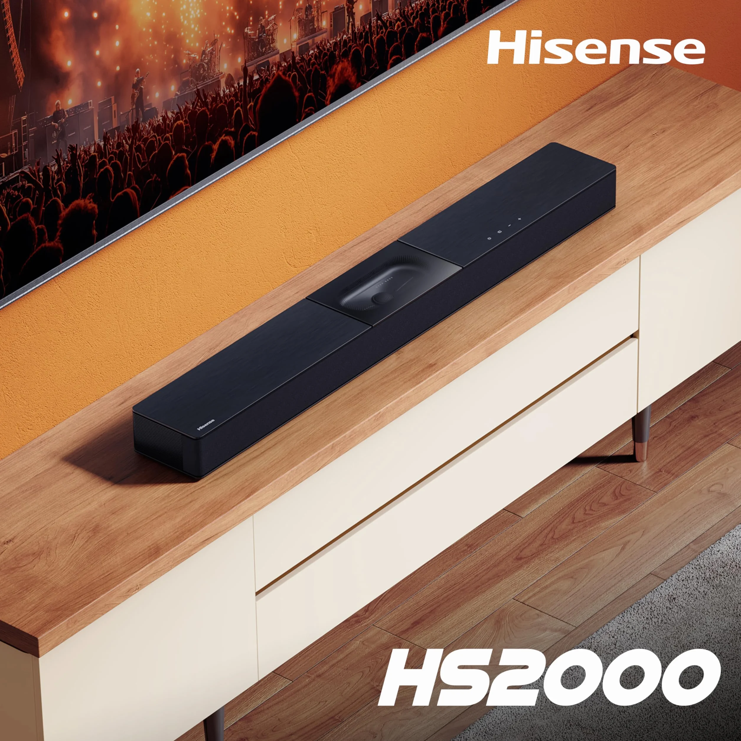 Hisense HS2000 Barra de Sonido 2.1 240W Subwoofer Incorporado Dolby Digital Plus DTS Virtual:X