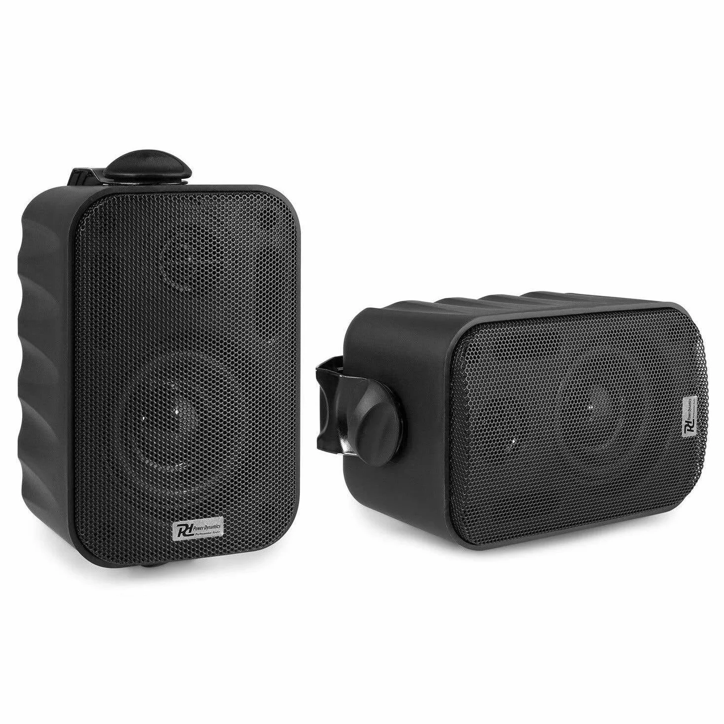 Sistema de Sonido de 4 Zonas con Bluetooth, FM y MP3 – Amplificador 400W + 8 Altavoces Negros Resistente al Agua IPX5 para Interior y Exterior – Incluye 100m de Cable y Mando a Distancia