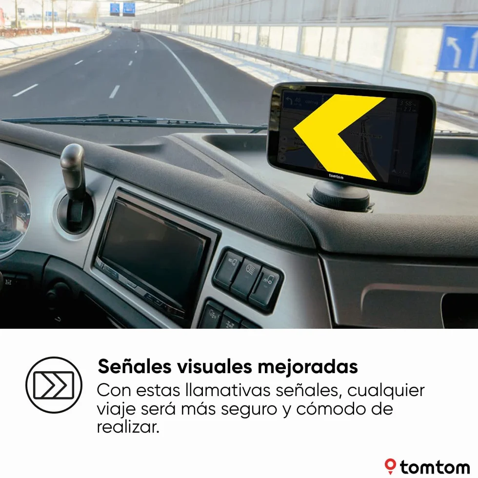 TomTom GO Expert Plus Premium Pack GPS para camión 7" HD, TomTom Traffic, mapas mundiales