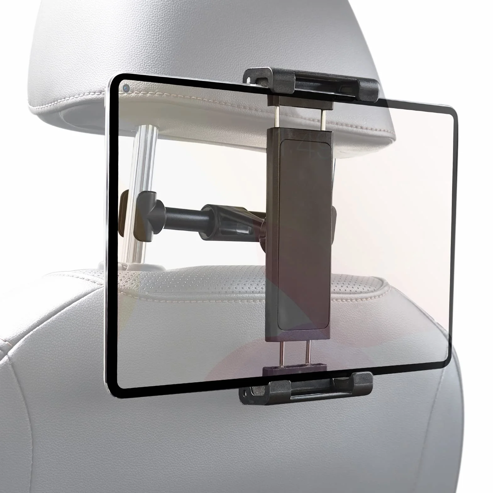 Soporte Tablet Coche Reposacabezas Pota Tablet Móvil del Asiento Trasero para Dispositivos de 4,7"-12,9" Giratorio en 360