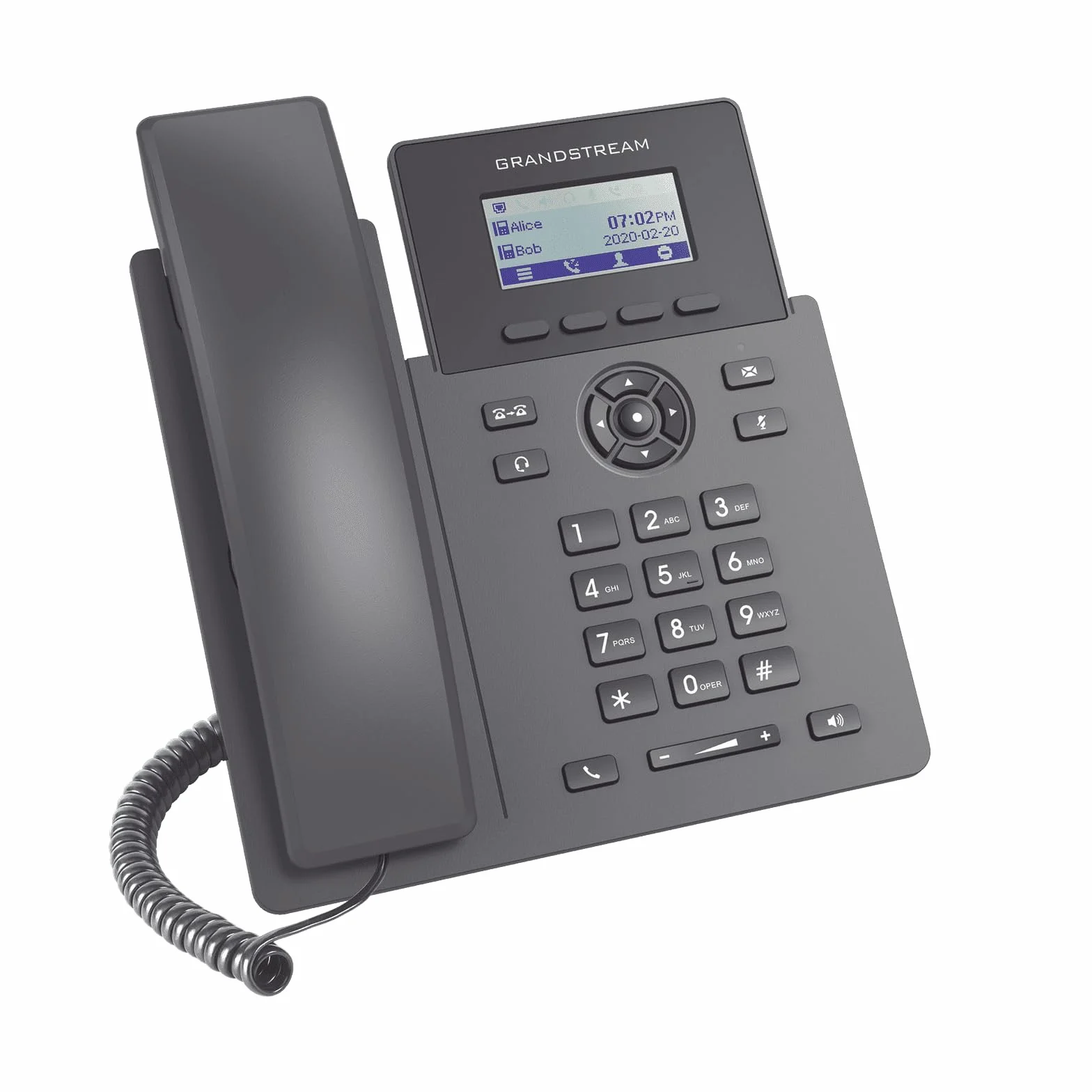 Grandstream Networks GRP2601 IP Phone Black 1 Lines LCD