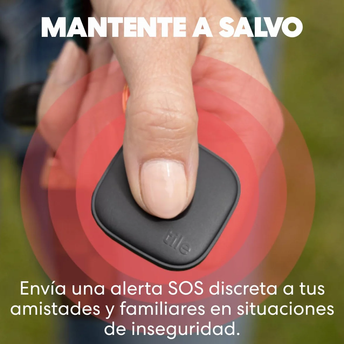 Tile by Life360 Mate - Localizador Bluetooth, localizador de Llaves y localizador de Objetos para Llaves, Bolsos y Mucho más.Compatible con iOS y Android. Paquete de 1 (Negro)