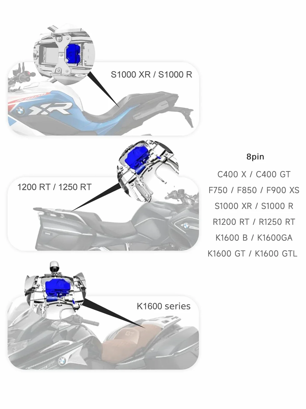 Mando a distancia CAN de 8 pines para CHIGEE AIO-5 Series