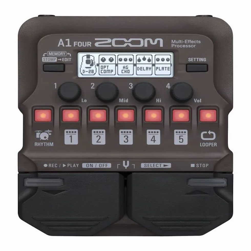 Zoom - A1 FOUR - Pedal multiefectos para guitarra acústica