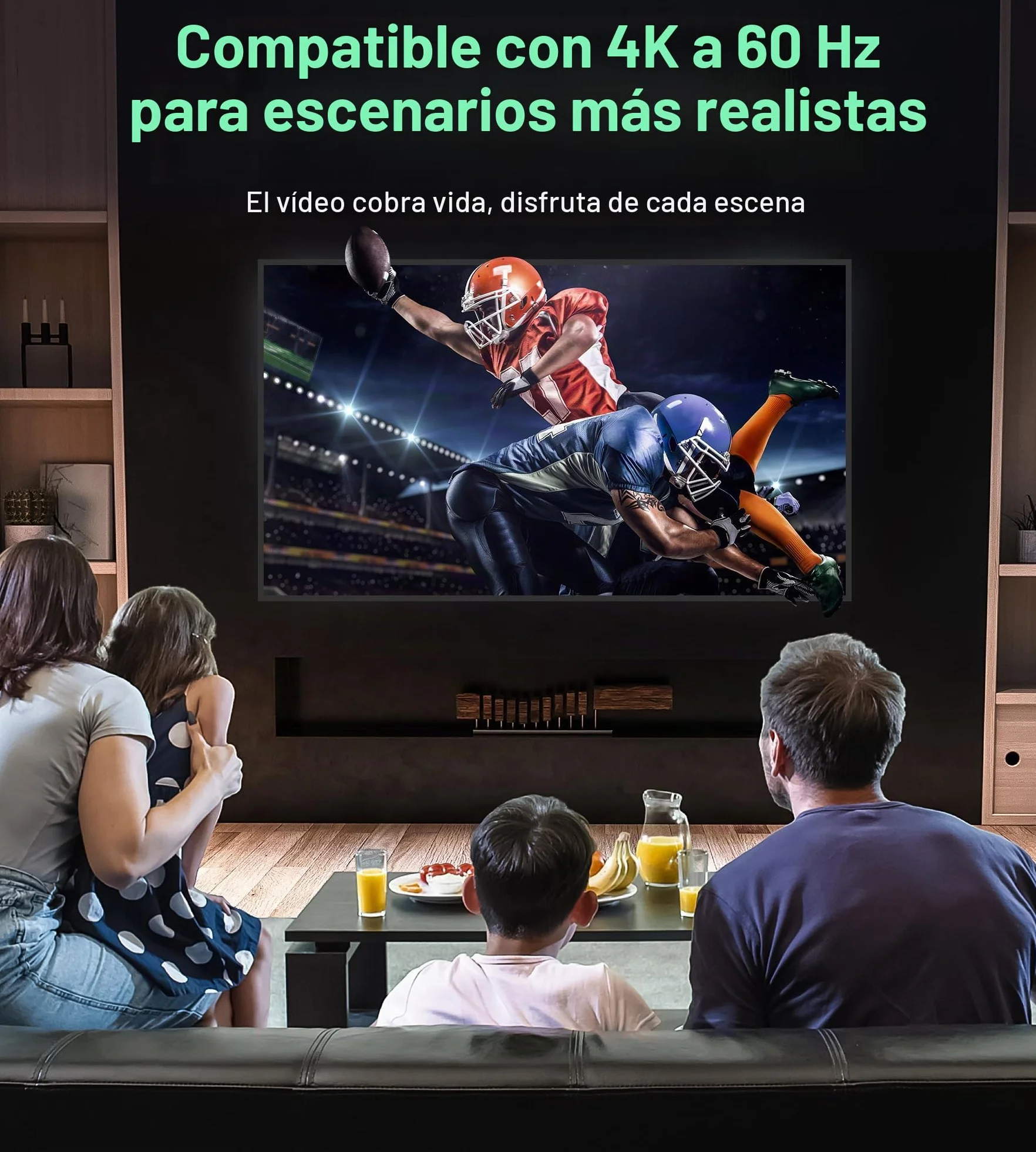 Conmutador HDMI Bidireccional 4K@60Hz 2 Entradas 1 Salida HDR 3D 1080P para PS5 PS4 Xbox PC