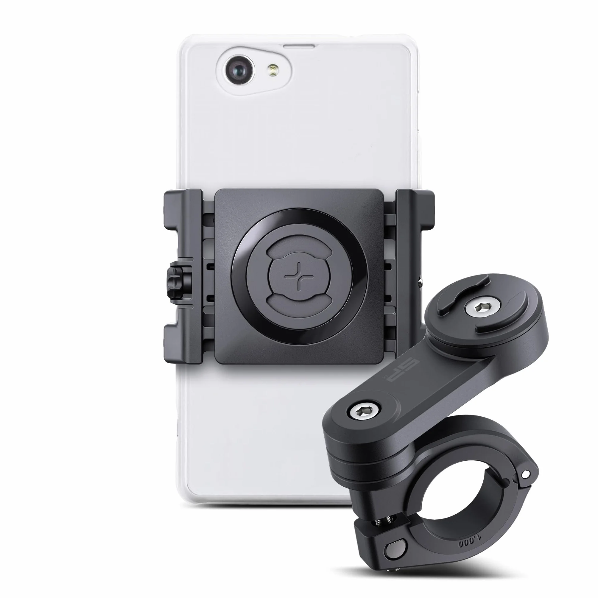 SP Connect Universal Motorcycle Handlebar Kit with Clamp SPC+ Black