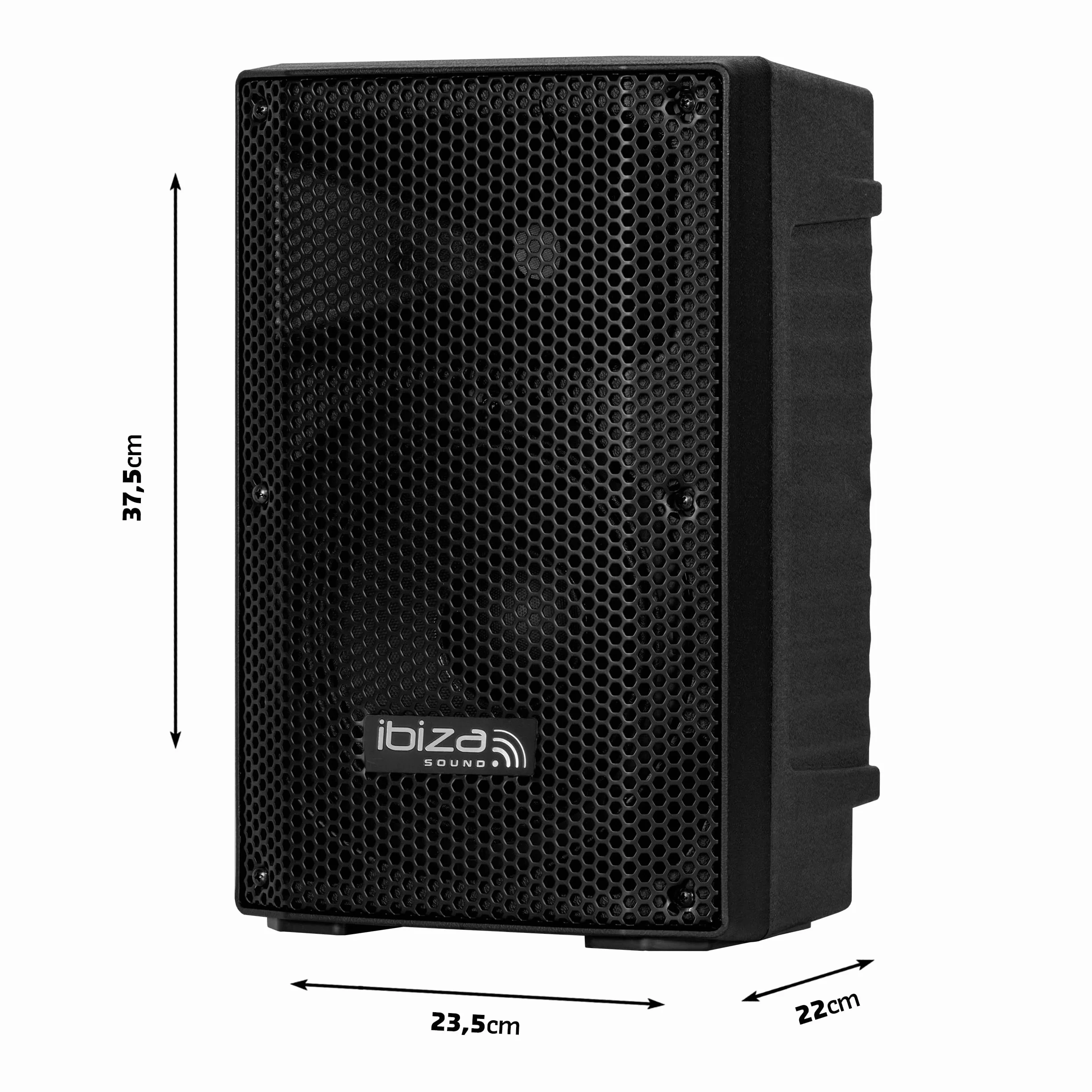 Ibiza - XTK8A-MKII - Altavoz Activo Sono de 8"/20cm - Tweeter de compresión de 25mm - Sistema Bass Reflex - USB, SD, Bluetooth - TWS - Mango y Ruedas - Nueva VERSIÓN - Fiesta, Eventos, Karaoke