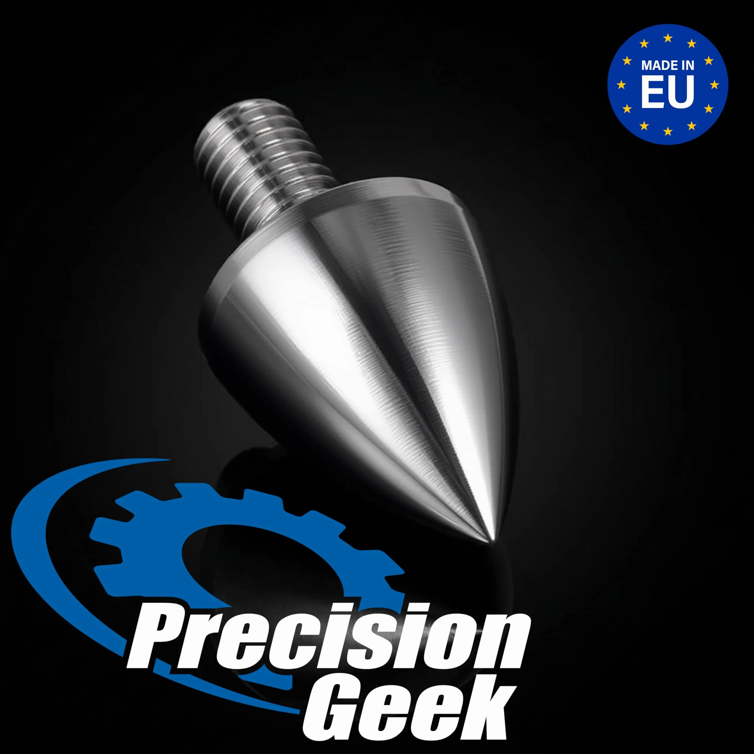PrecisionGeek M8 25mm Acero Inoxidable Puntas de Desacople para Altavoces 4pz