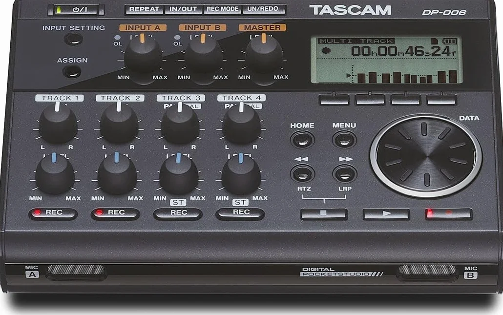 Tascam DP-006 – Portastudio digital de 6 pistas