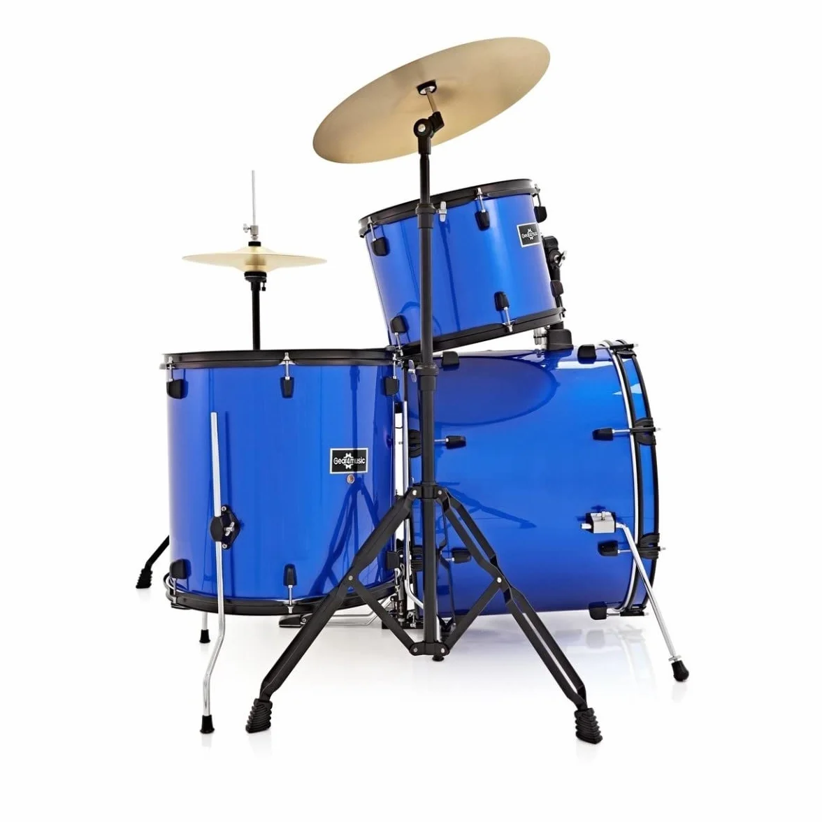 Gear4music Kit de batería acústica de 5 piezas Full Size para principiantes