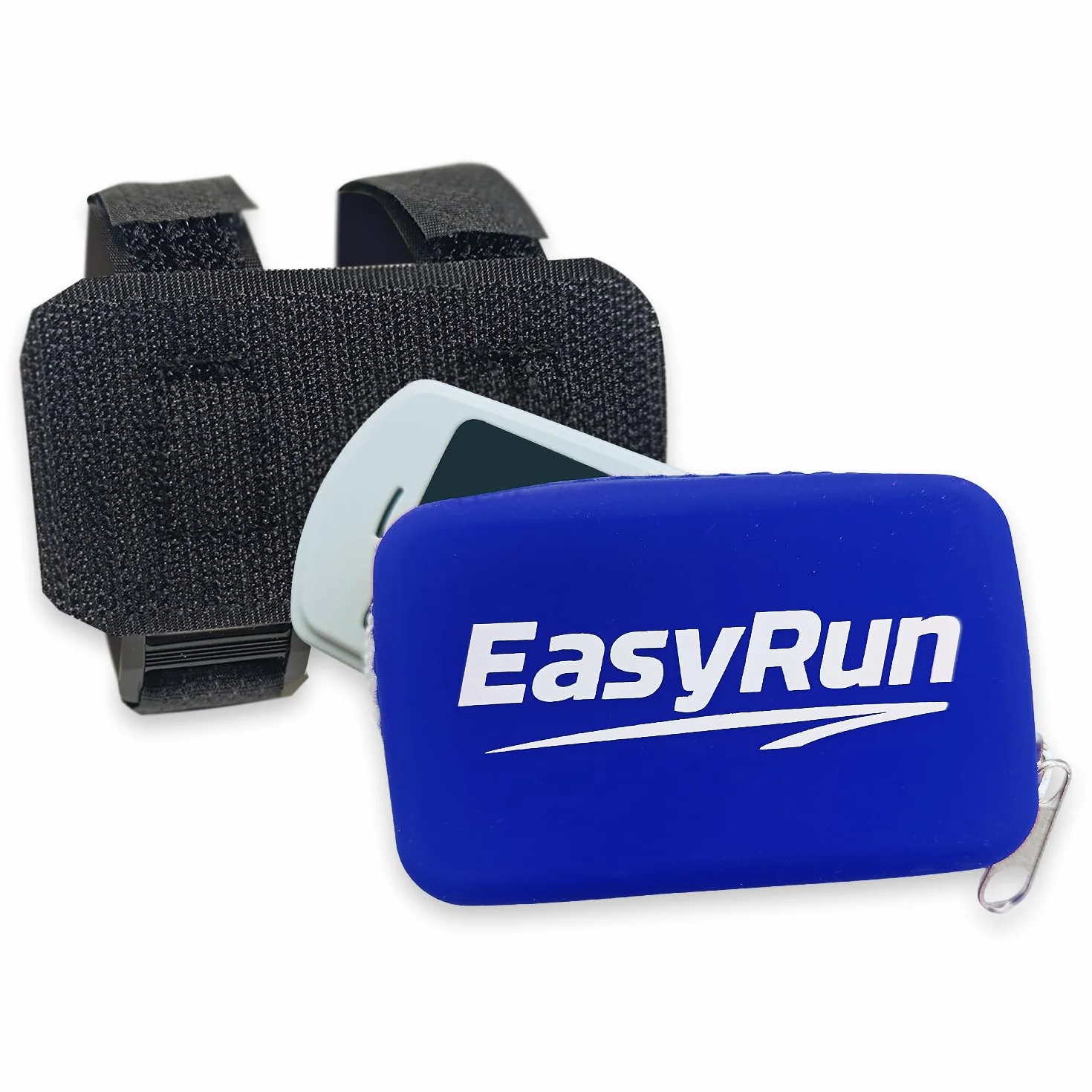 Soporte Moto de Silicona Compatible con Via-T, Bip&Drive, Pagatelia y Fulli – Funda Telepeaje Moto Splash Resistant con Correas Ajustables – Porta Peaje (Azul)