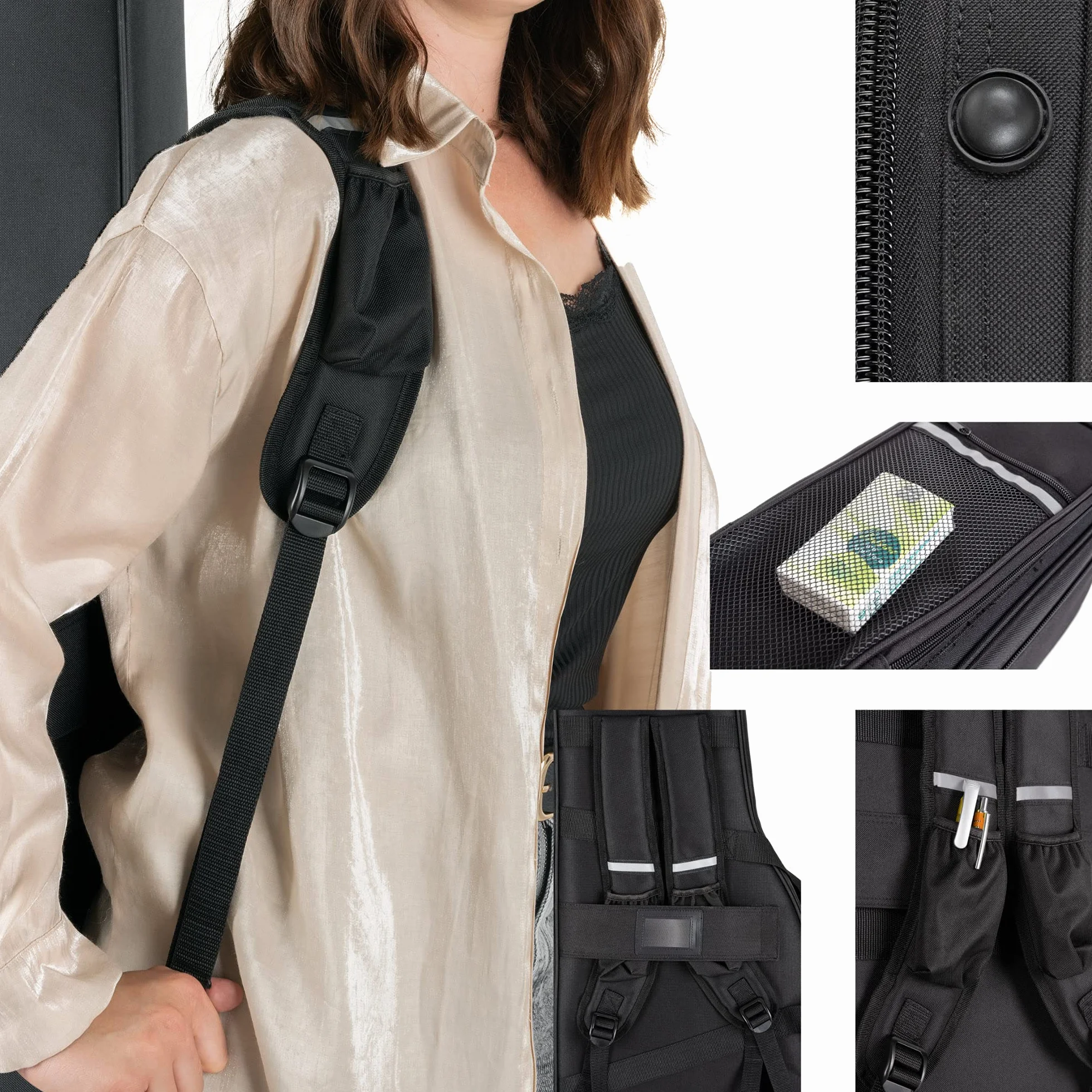 ROCKTILE Funda Premium para Guitarra Eléctrica - Gigbag con Acolchado Térmico Extra Grueso - Estuche para Guitarra Eléctrica con 3 Bolsillos Exteriores Grandes para Partituras Y Accesorios